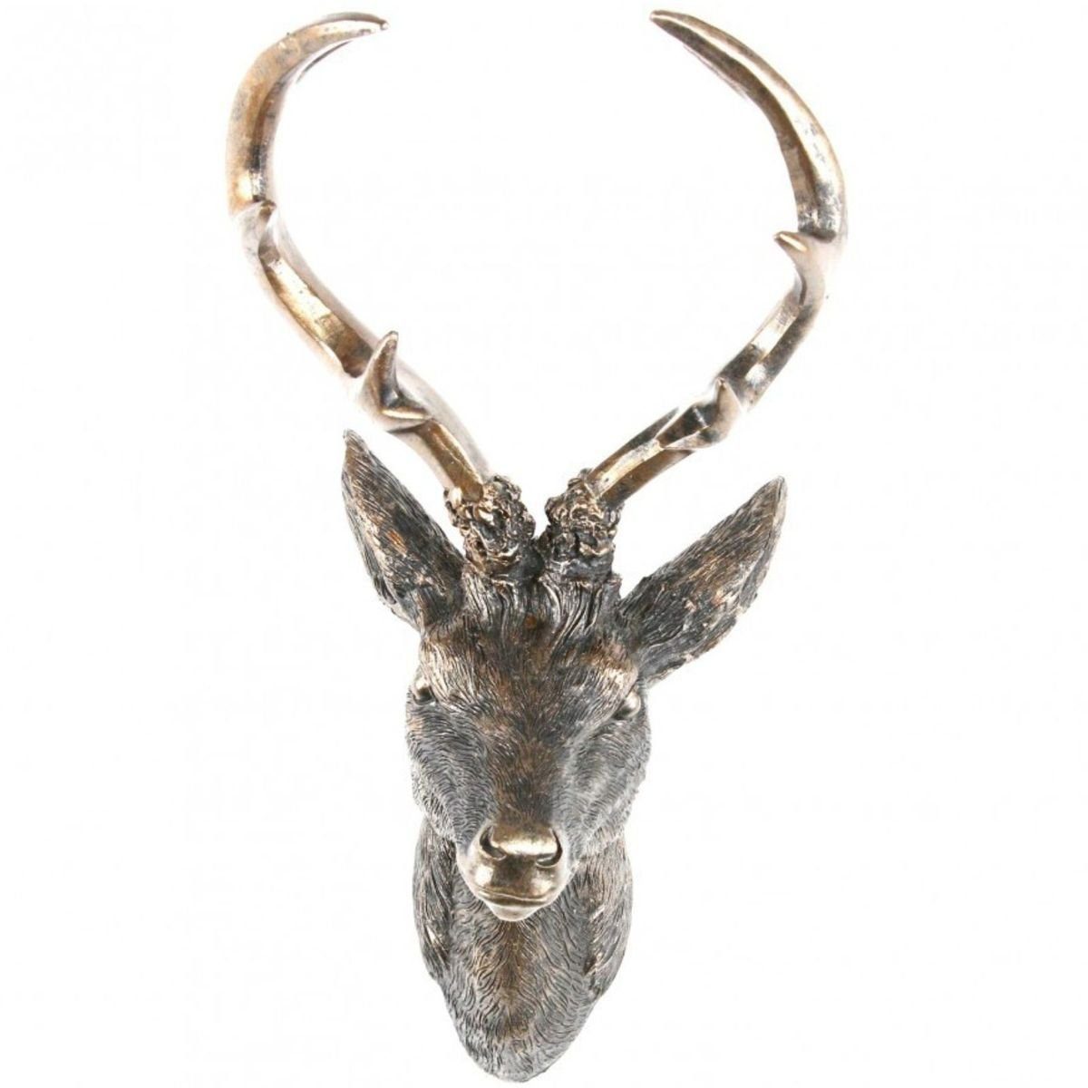 Linder Deko-Schriftzug Geweih Hirschgeweih bronze 20x12x30cm günstig online kaufen
