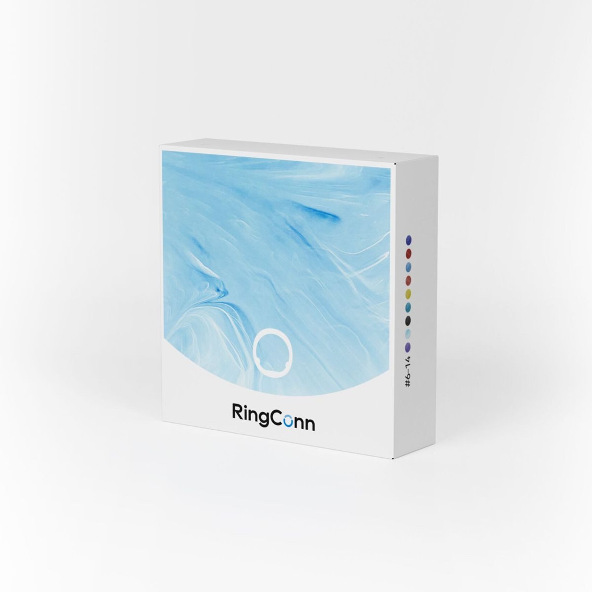 RingConn Activity Tracker GEN2 und Air Sizing Kit; vor der Ringbestellung die Größe ermitteln (Enthält 9 maßstabsgetreue Ringe in den Größen 6 bis 14), Teste die Größe an deinem bevorzugten Finger