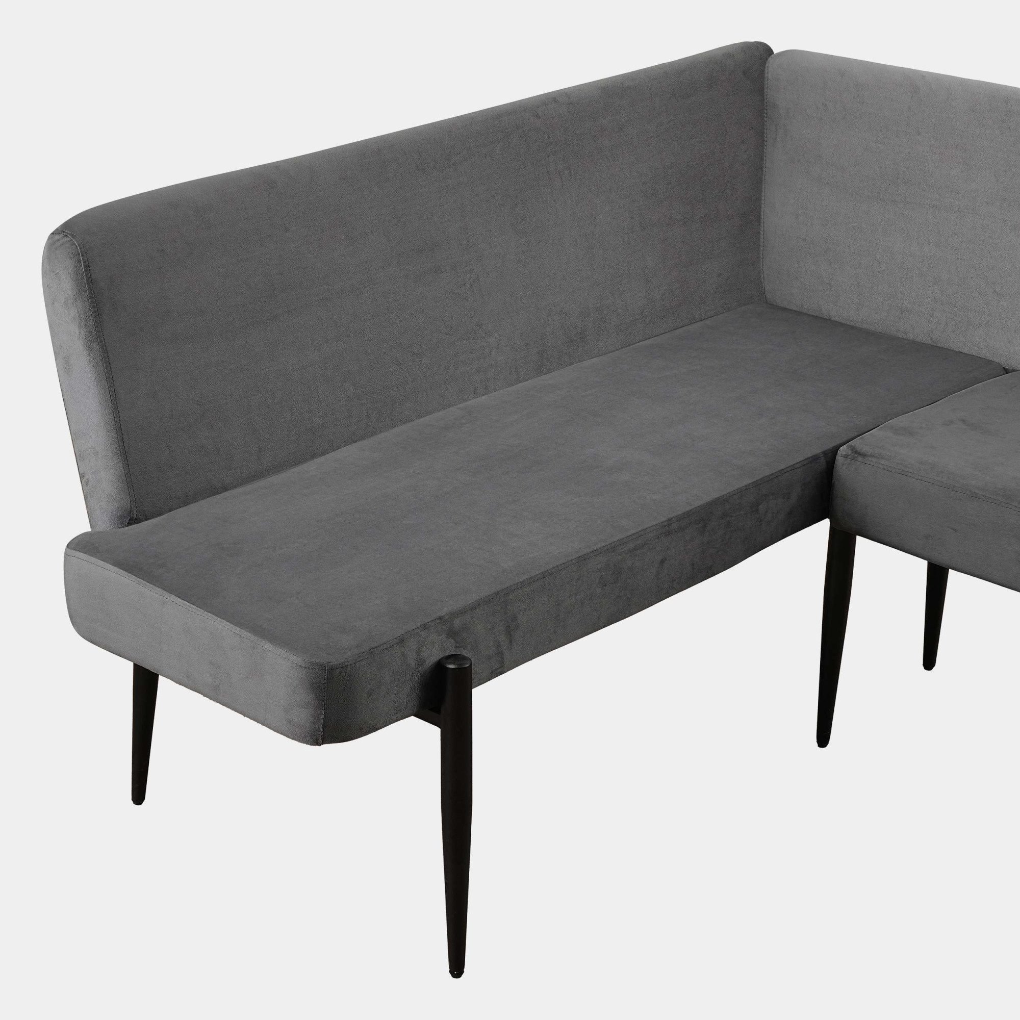 OTTO home Eckbank Frida, Federkern, pflegeleichtem Velours oder Webstoff Bezug, Breite 210 cm