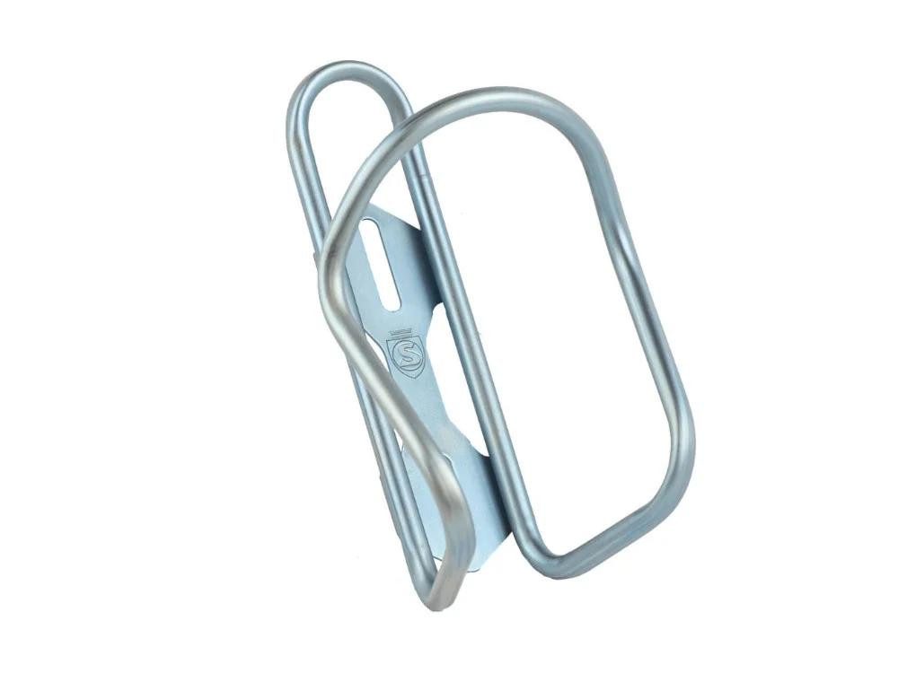 Silca Fahrrad-Flaschenhalter SILCA Sicuro Titan-Flaschenhalter aqua, handgefertigt, lasergeschweißt