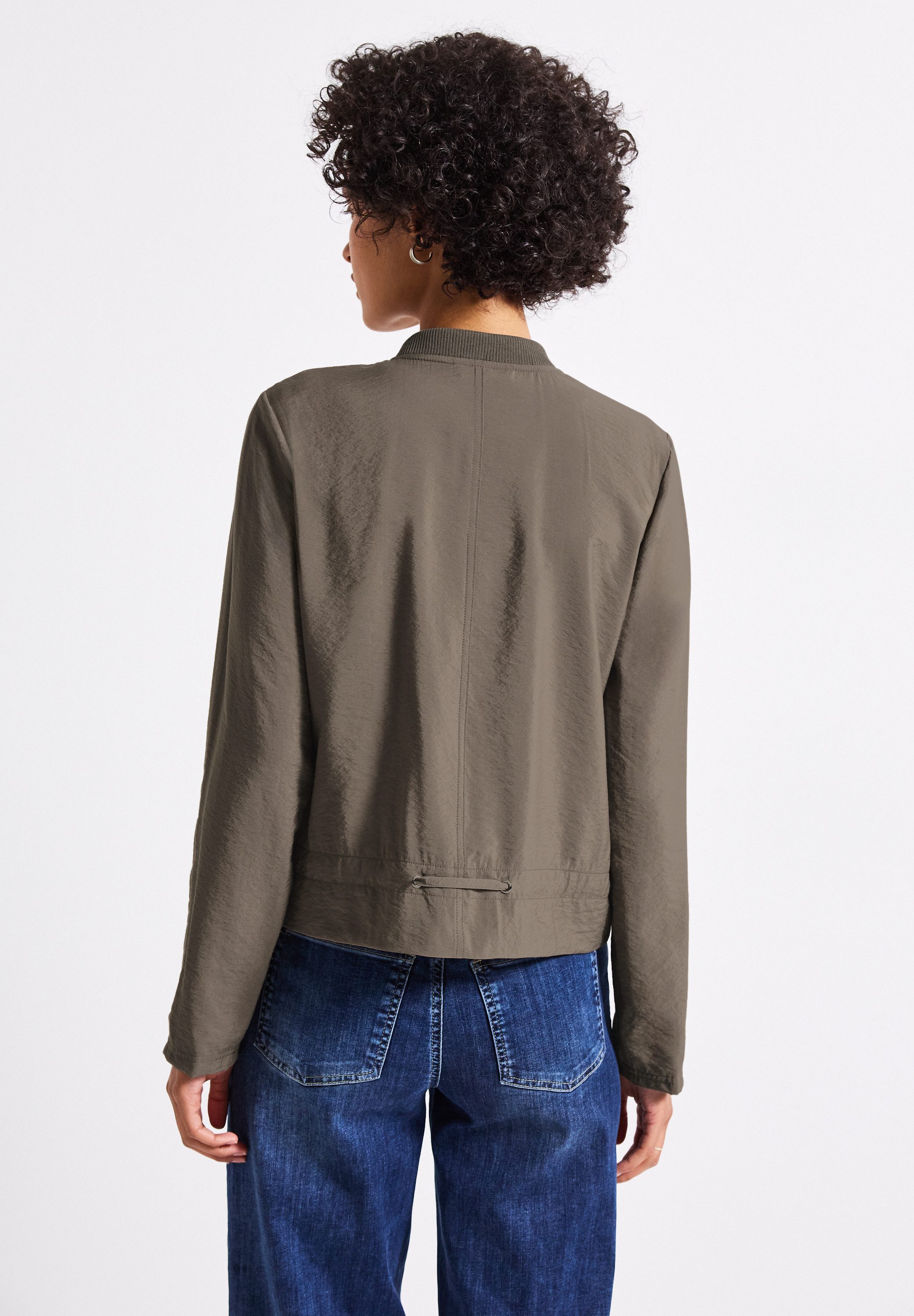 STREET ONE Kurzjacke aus elastischem Materialmix günstig online kaufen