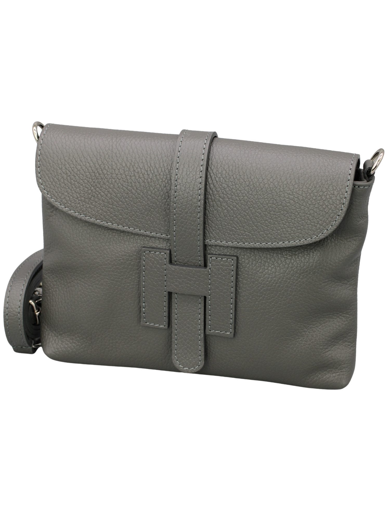 Adel Bags Schultertasche Helen Umhängetasche aus echtem Leder mit 2 verstellbaren Riemen