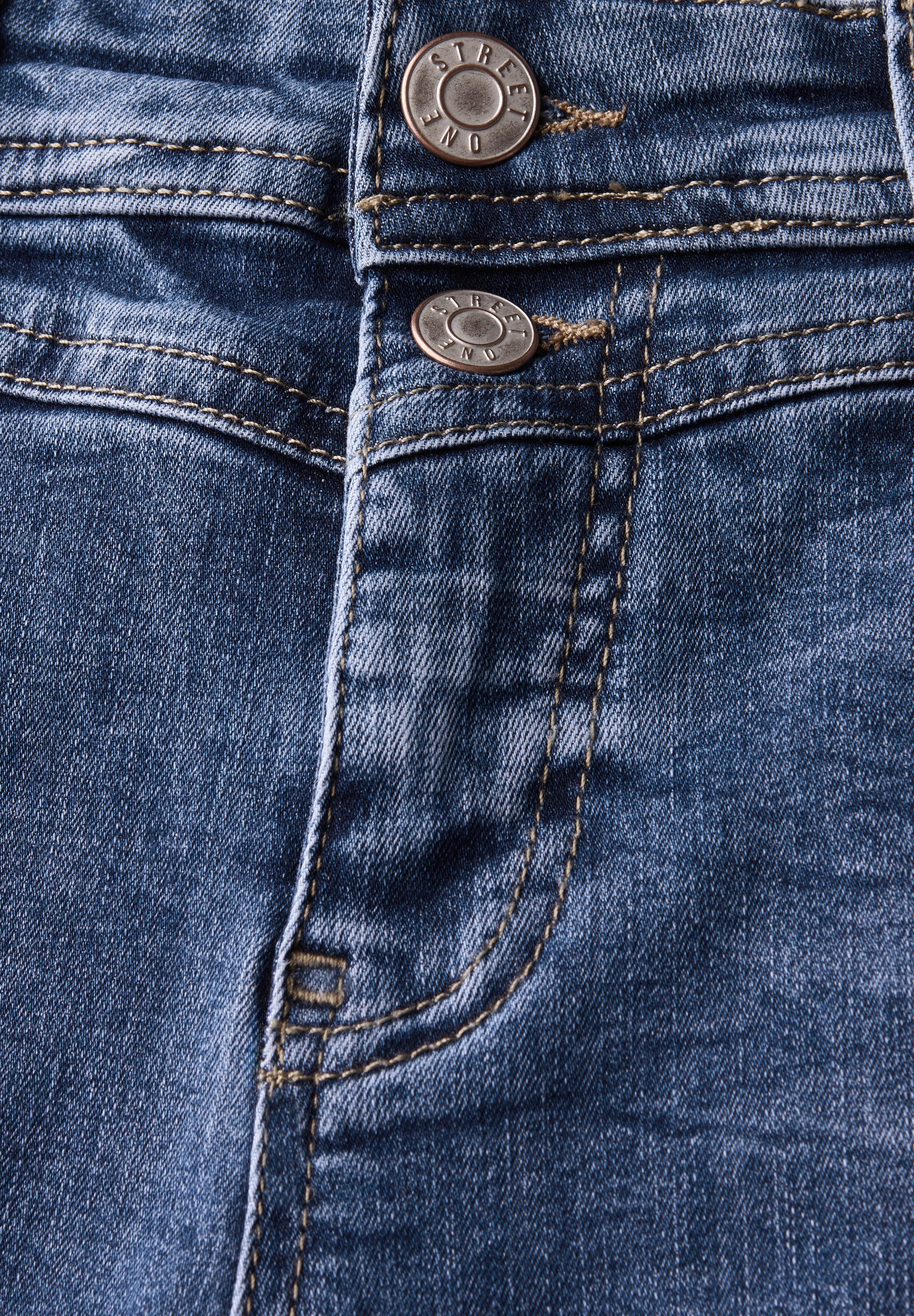 STREET ONE 5-Pocket-Jeans Jeans mit Destroyed Details günstig online kaufen