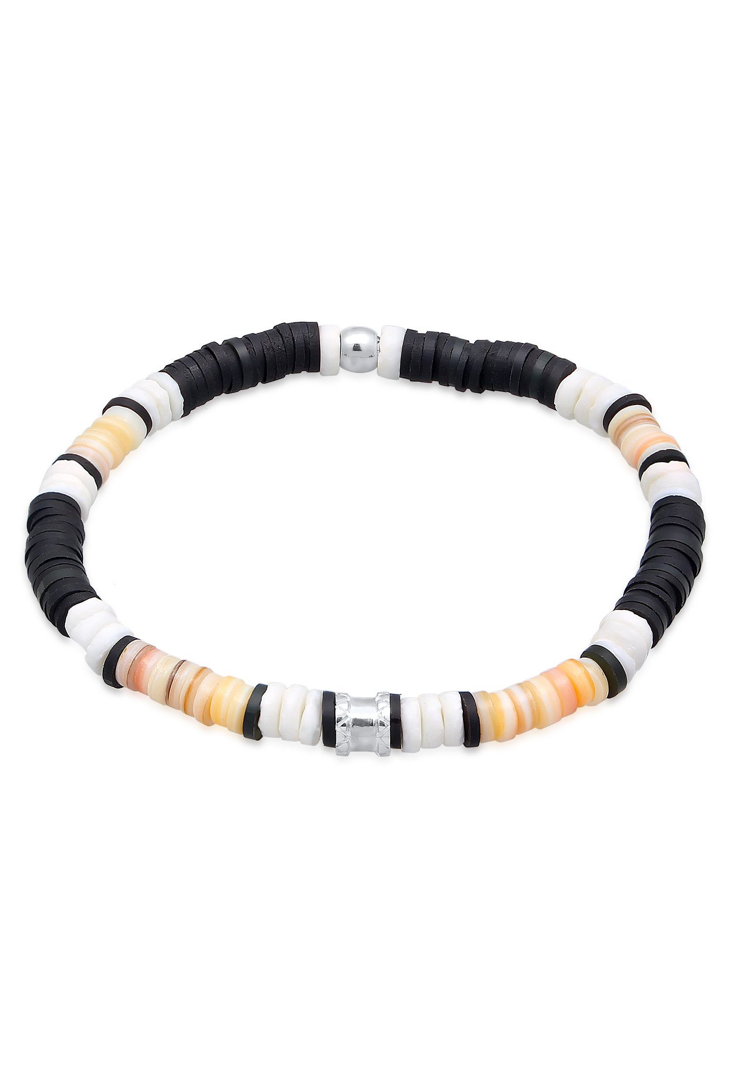 Kuzzoi Bead-Armband-Set Herren Heishi Fimo Beads günstig online kaufen