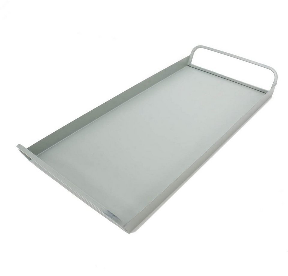 Bubble-Store Tablett Servier-Tablett, Metall, (2 Handgriffe), Metalltablett