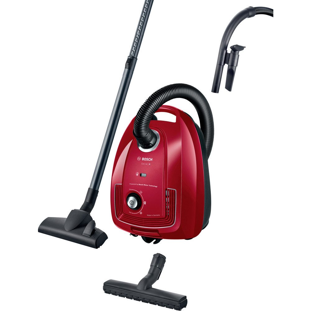 BOSCH Пылесосы Bosch Пылесосы mit Beutel, Serie 4, rot Пылесосы mit Beutel, 600.00 W