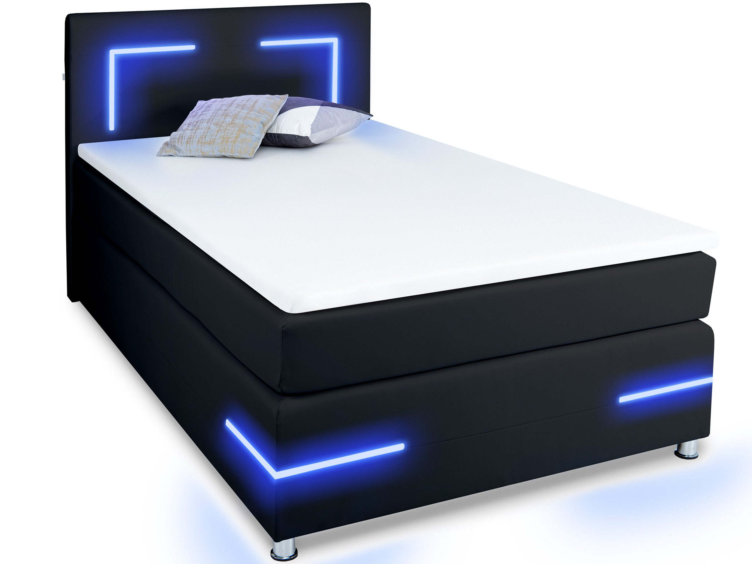 wonello Boxspringbett Lights 2.0, mit LED günstig online kaufen