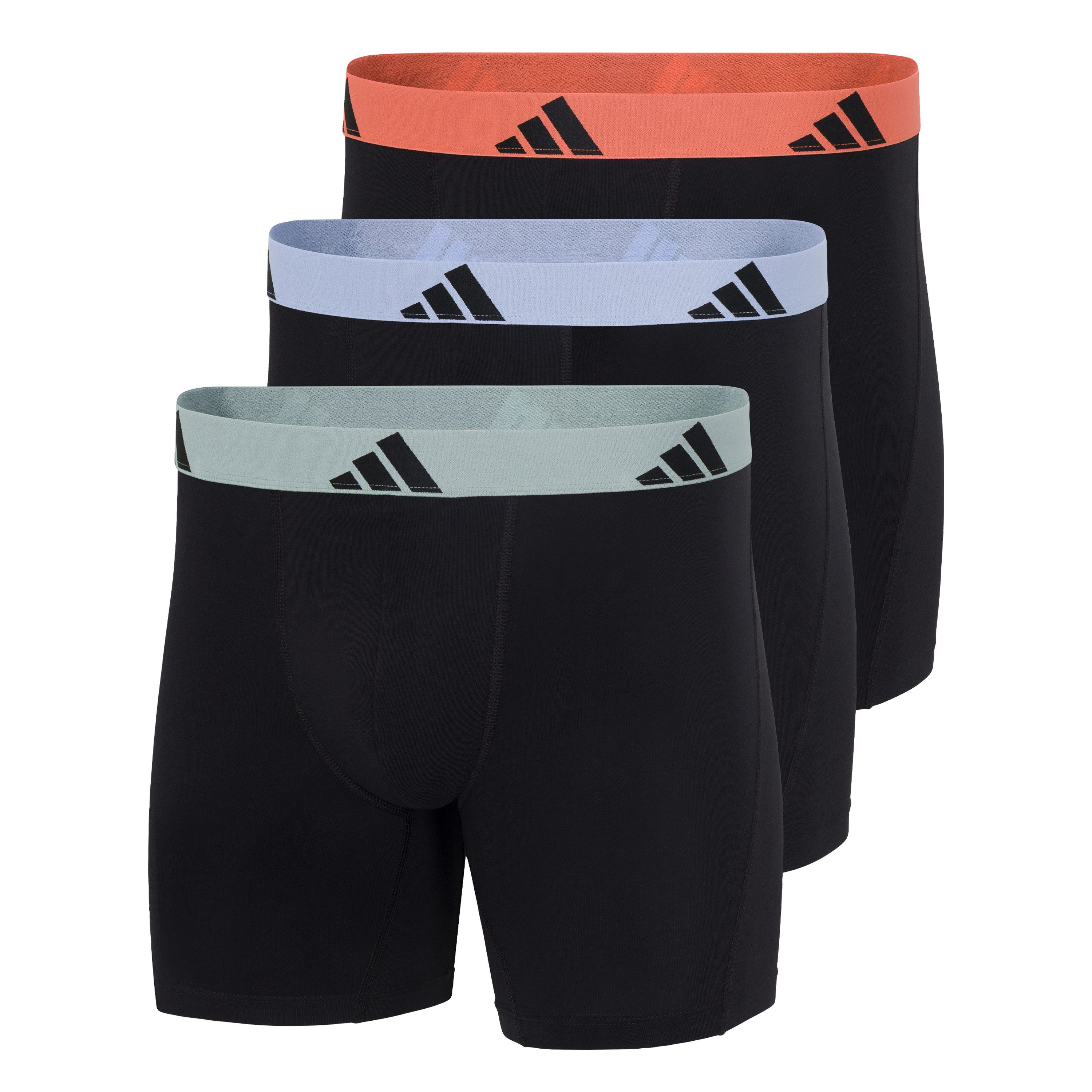 adidas Sportswear Boxer Active Flex Cotton (3er Pack) elastisch, Logo-Bund, günstig online kaufen
