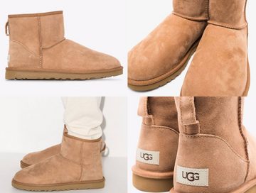 UGG UGG Boots Classic Mini Boot Shearling Chestnut Suede Stiefel Schuhe Sh Sneaker
