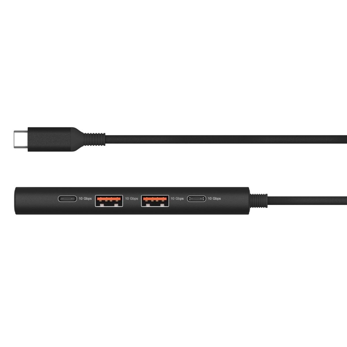 ICY BOX IB-HUB1437-CPD Tisch-Hub 4x USB 3.0 Type-A Netzwerk-Switch
