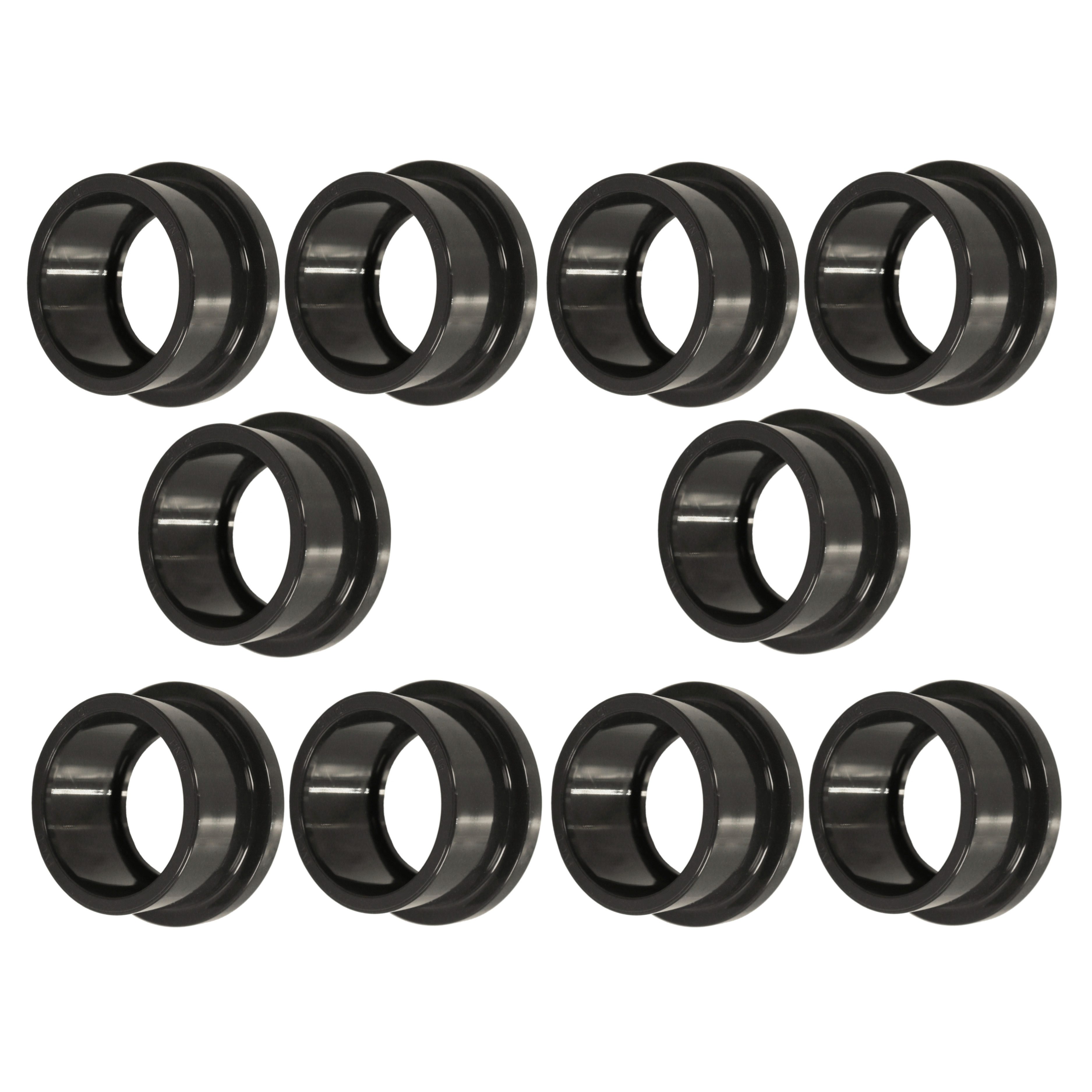 Rohrverbinder 1-10x PVC Fittings Bundbuchse 50mm Klebemuffe Flansch Ersatzteil PN16