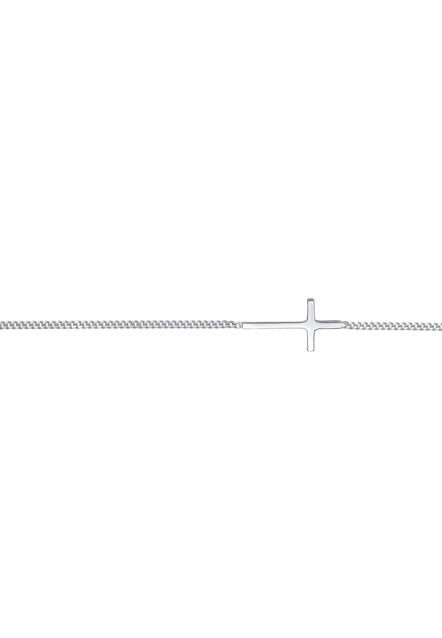 Elli Choker Choker Kreuz Symbol Trend 925 Silber