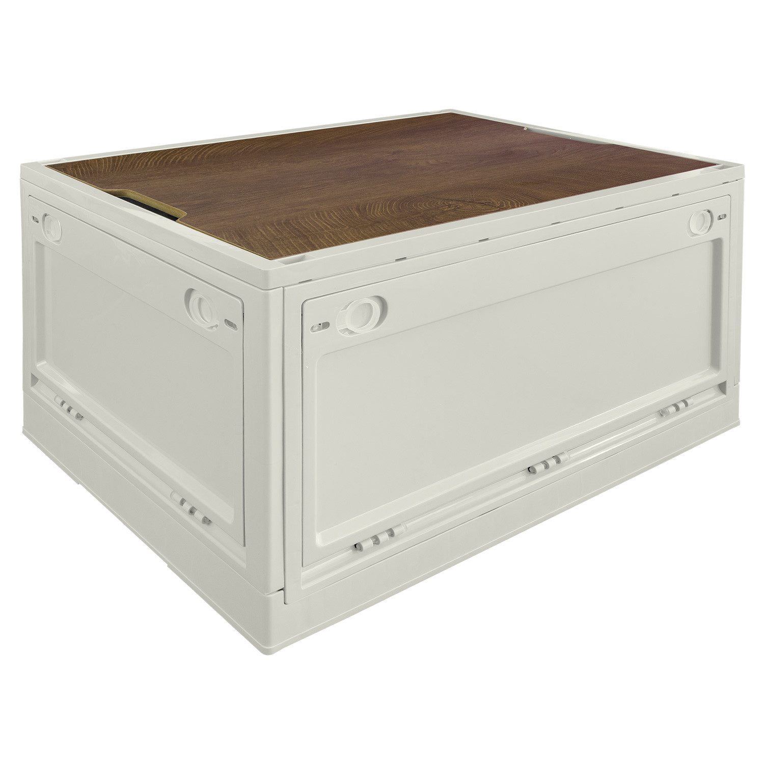Trucky Faltbox Storage Box 75 L Camping Klappbox Klappkiste faltbar 59x41x34 cm Beige
