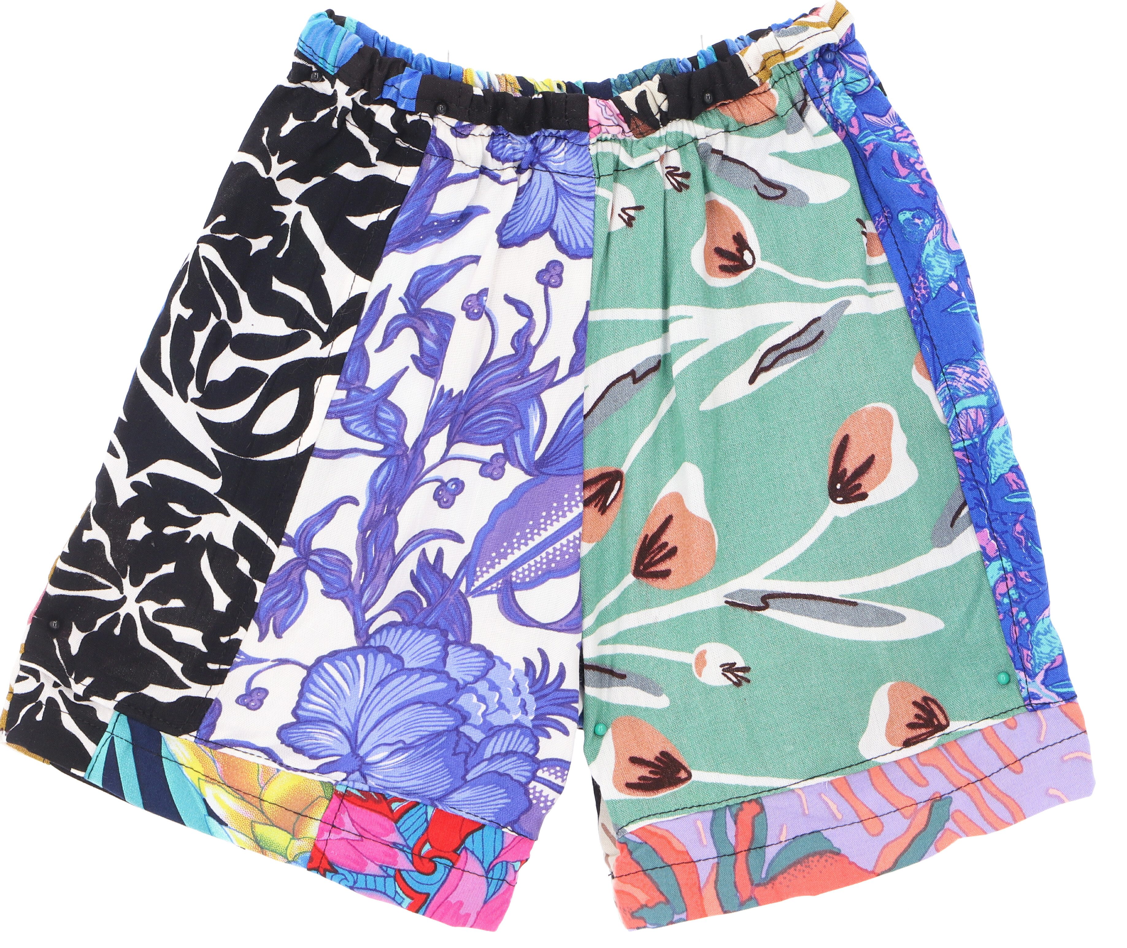 Guru-Shop Relaxhose Batik Patchwork upcycling Kindershorts, Hippie..