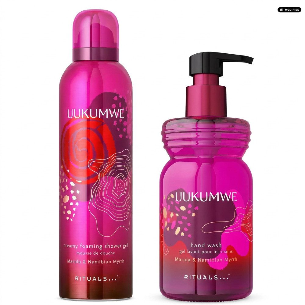 Rituals Duschgel Rituals Uukumwe Duschgel und Handseife Pflege Duo, Uukumwe Duo für Dusche und Handpflege mit Marula-Duft