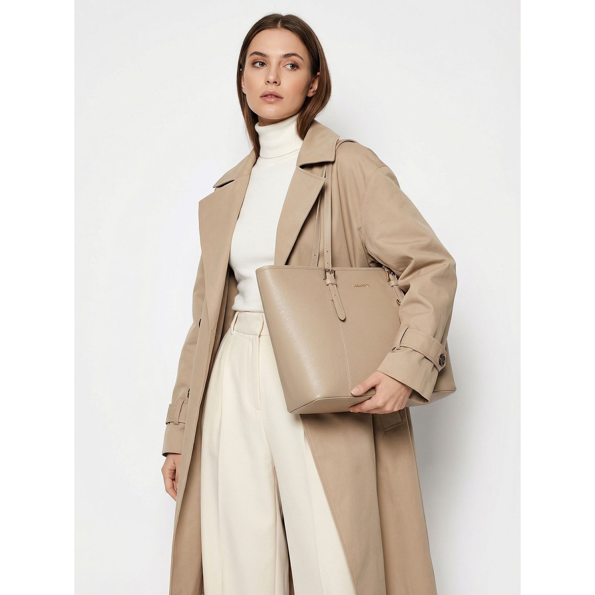 Lazarotti Shopper Bologna Leather, Leder