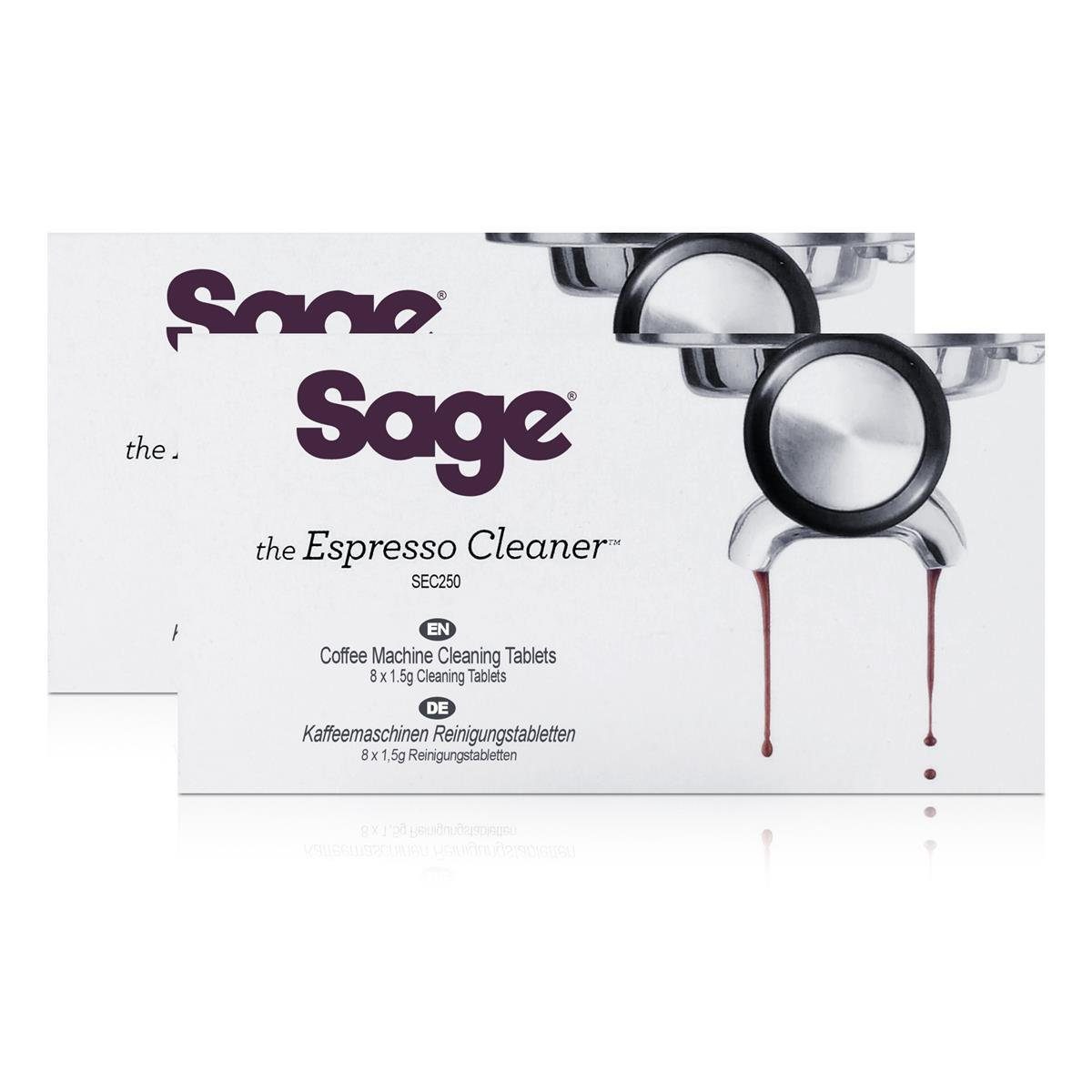 Sage Sage Appliances SEC250 Espresso Cleaning Tablets Reinigungstablette (2 Reinigungstabletten | Putzmittel