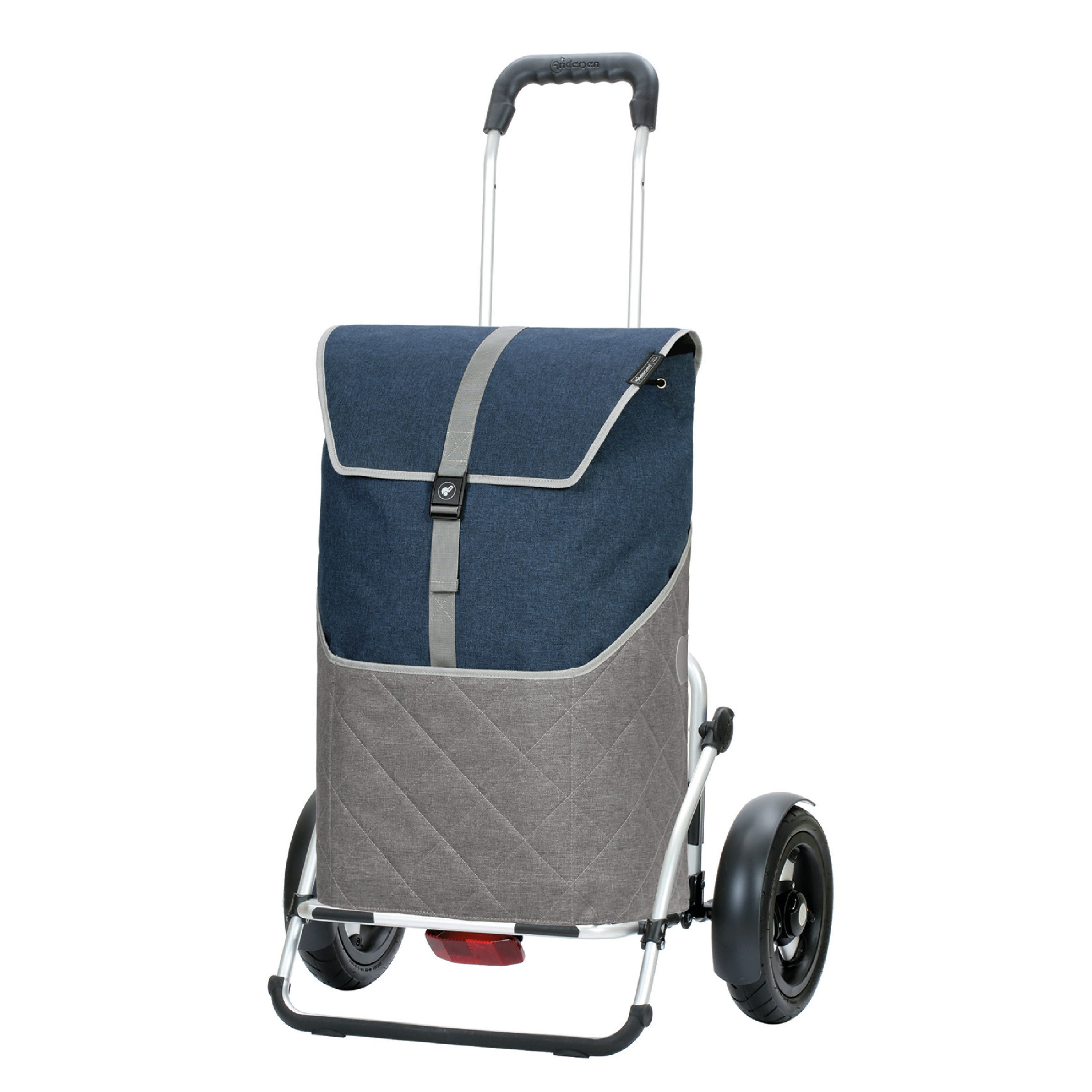 Andersen Einkaufstrolley Royal Shopper Plus Lasse blau, klappbare Ladefläche, belastbar bis 50kg, wasserabweisend