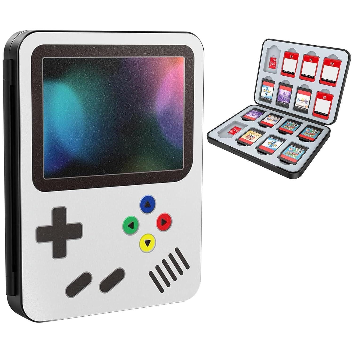 Spielekonsolen-Tasche Switch Game Card Aufbewahrungsbox - Tragbare Schutzhülle, 24 Game Card
