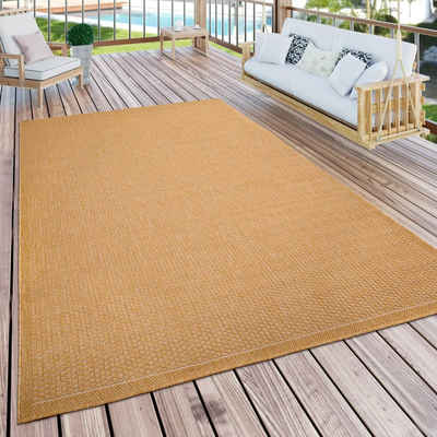 Teppich Timber 125, Paco Home, rechteckig, Höhe: 4 mm, Flachgewebe, Sisal Optik, auch als Läufer, In- und Outdoor geeignet