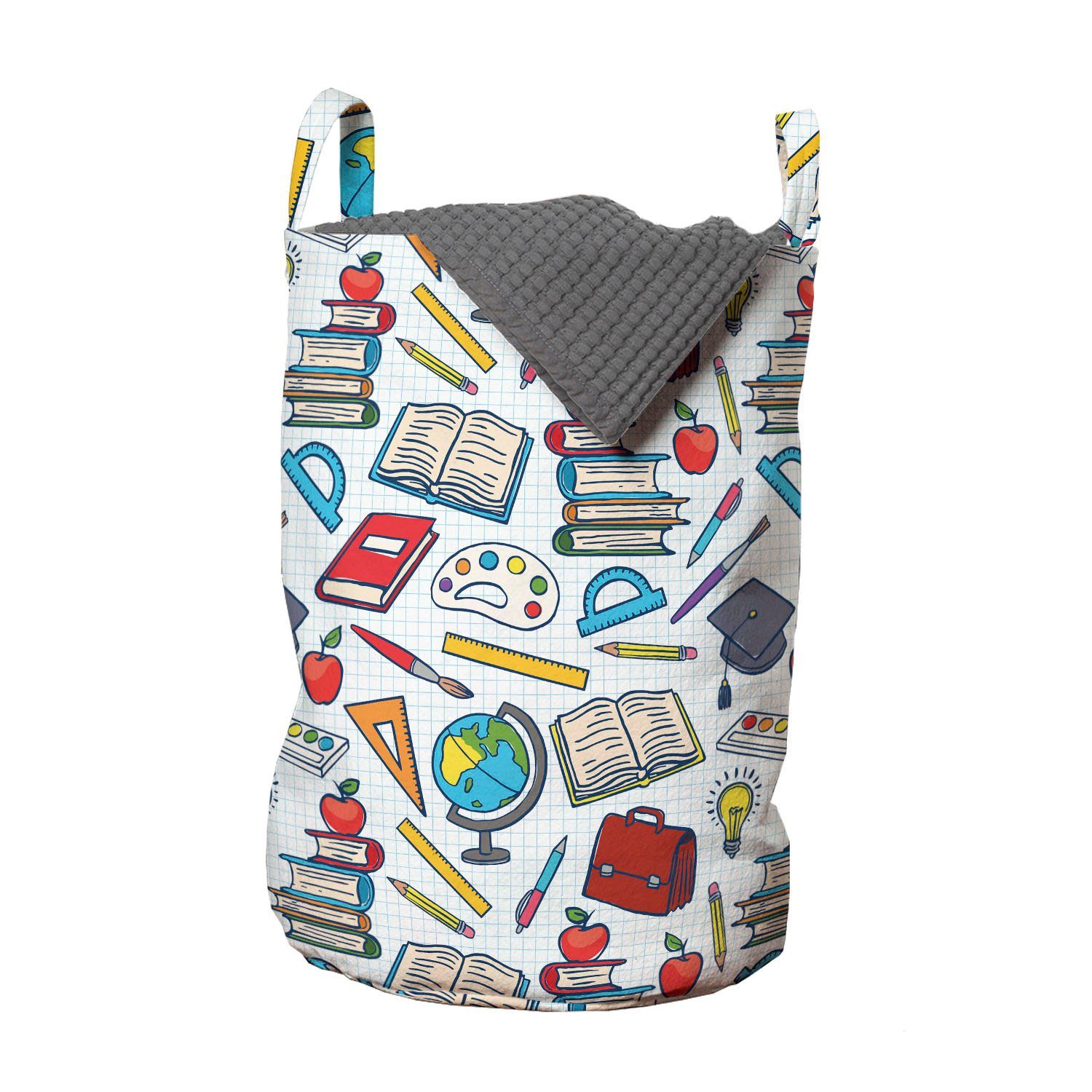 Abakuhaus Wäschesäckchen Wäschekorb mit Griffen Kordelzugverschluss für Waschsalons, Schule School Student Supplies | Wäschesäcke