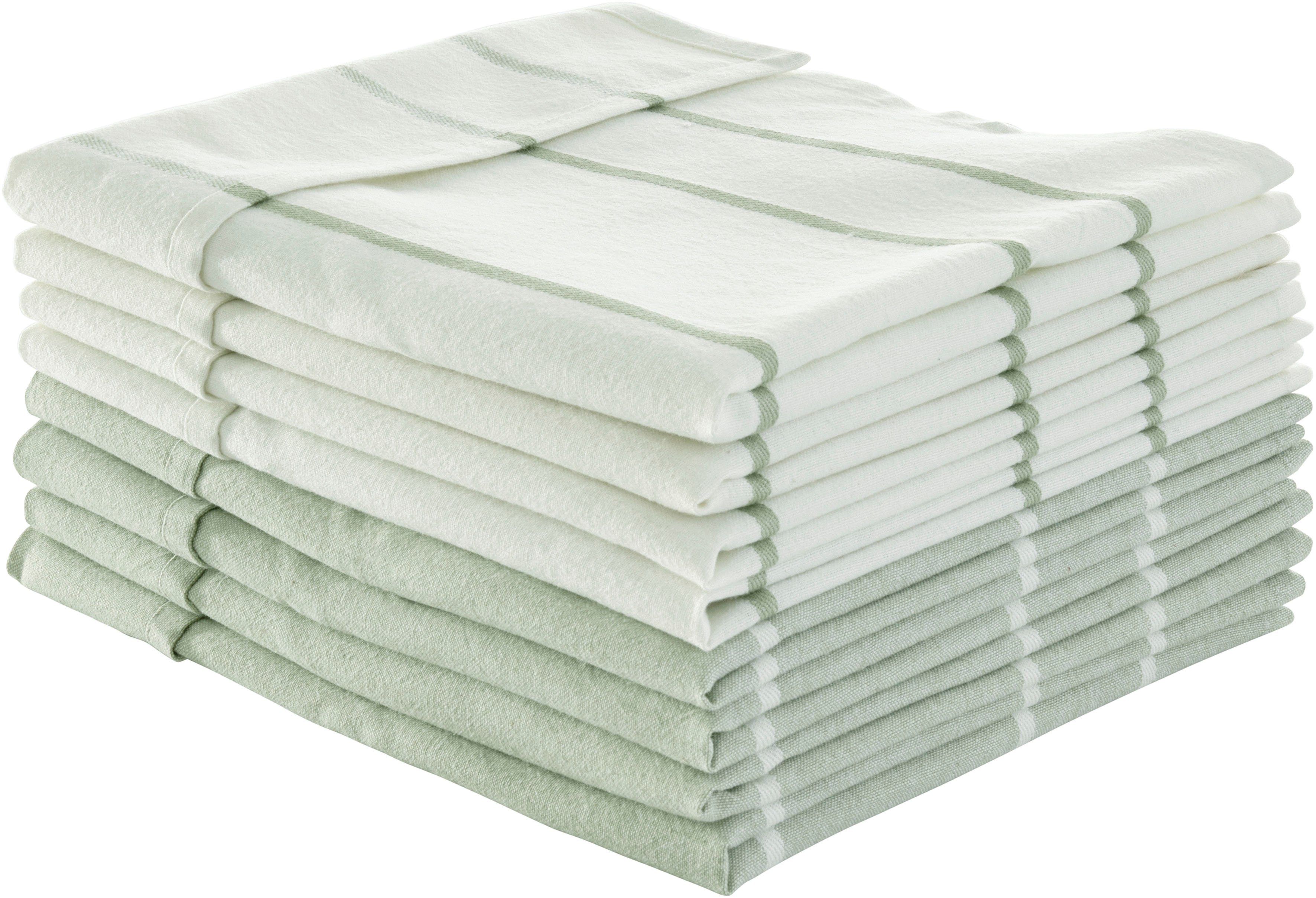 LeGer Home by Lena Gercke Geschirrtuch Anisha, aus 100% Baumwolle, (Set, 10 günstig online kaufen