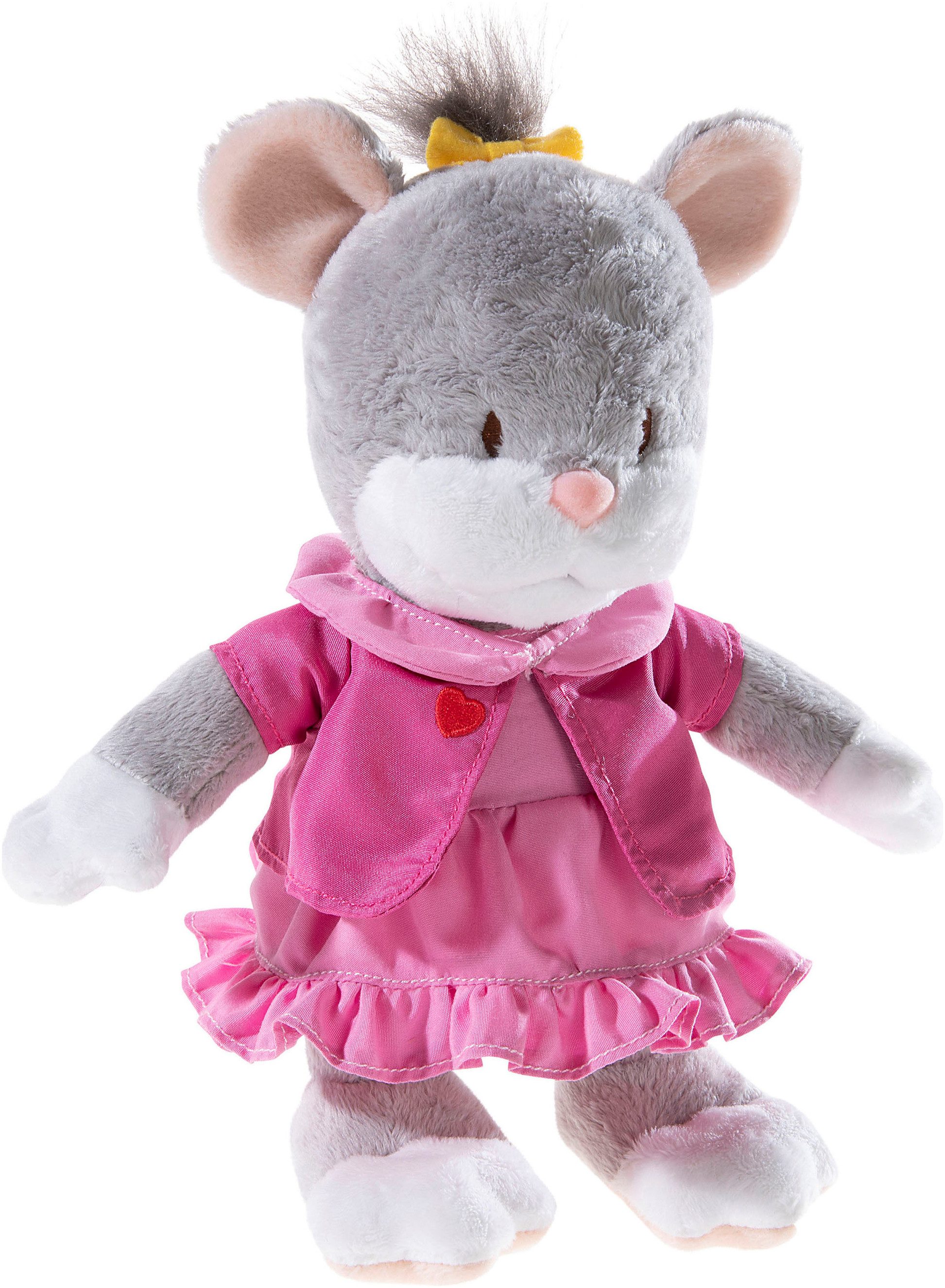 Heunec® Kuscheltier Leo Lausemaus, Maus Lily, enthält recyceltes Material