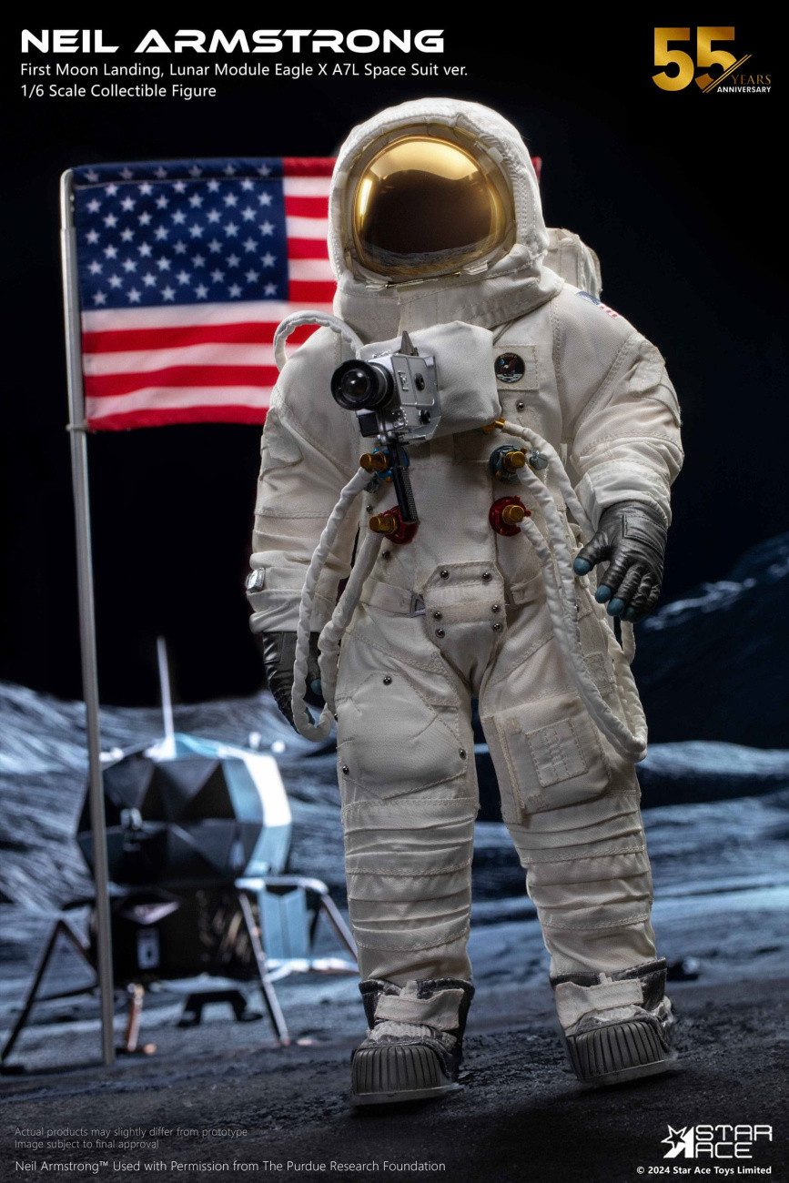 Star Ace Toys Actionfigur Neil Armstrong Actionfigur 1/6 Neil Armstrong Deluxe Version 30 cm