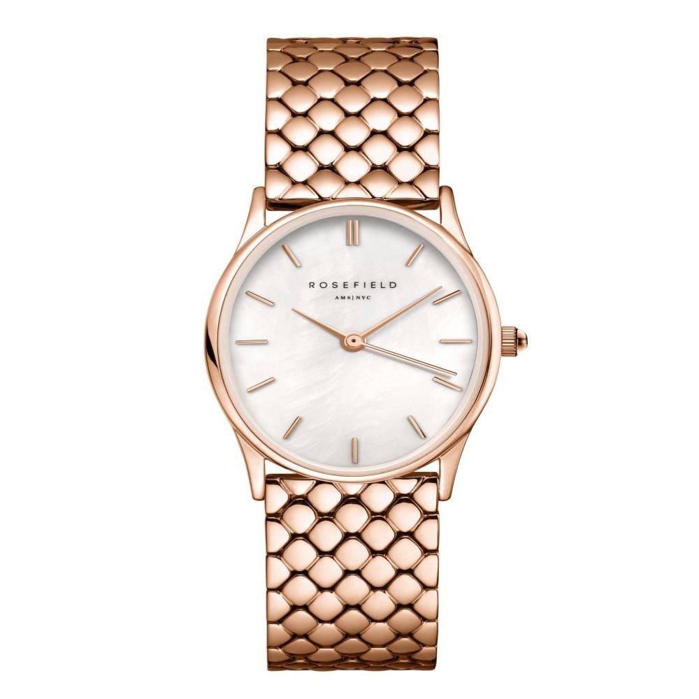 Quarzuhr ROSEFIELD Damenuhr Oval Rosegold OWGSR-OV02