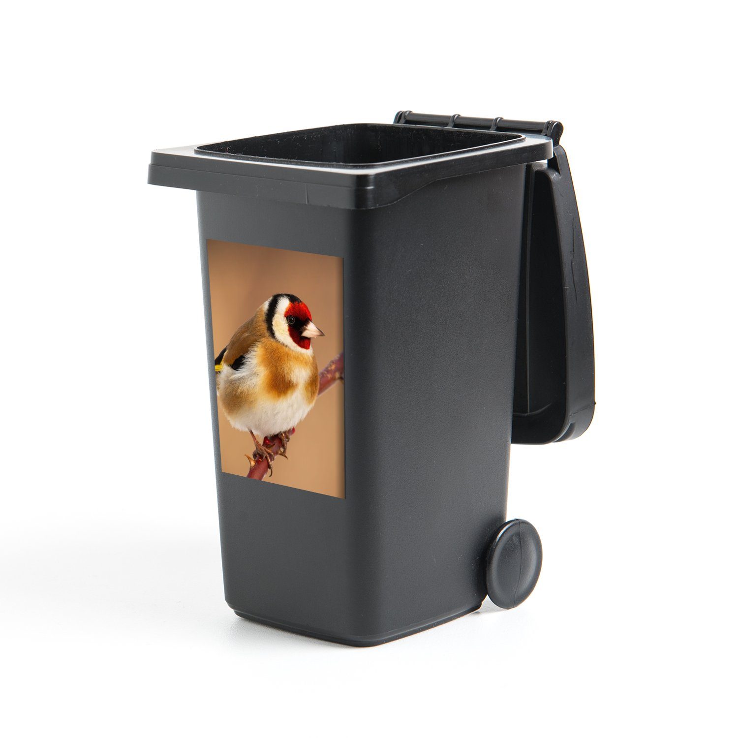 MuchoWow Wandsticker Kropftaube - Vogel - Tiere (1 St), Mülleimer-aufkleber, Mülltonne, Sticker, Container, Abfalbehälter