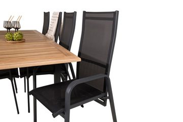 ebuy24 Garten-Essgruppe Panama Gartenset Tisch 90x160/240cm und 8 Stühle C, (9-tlg)