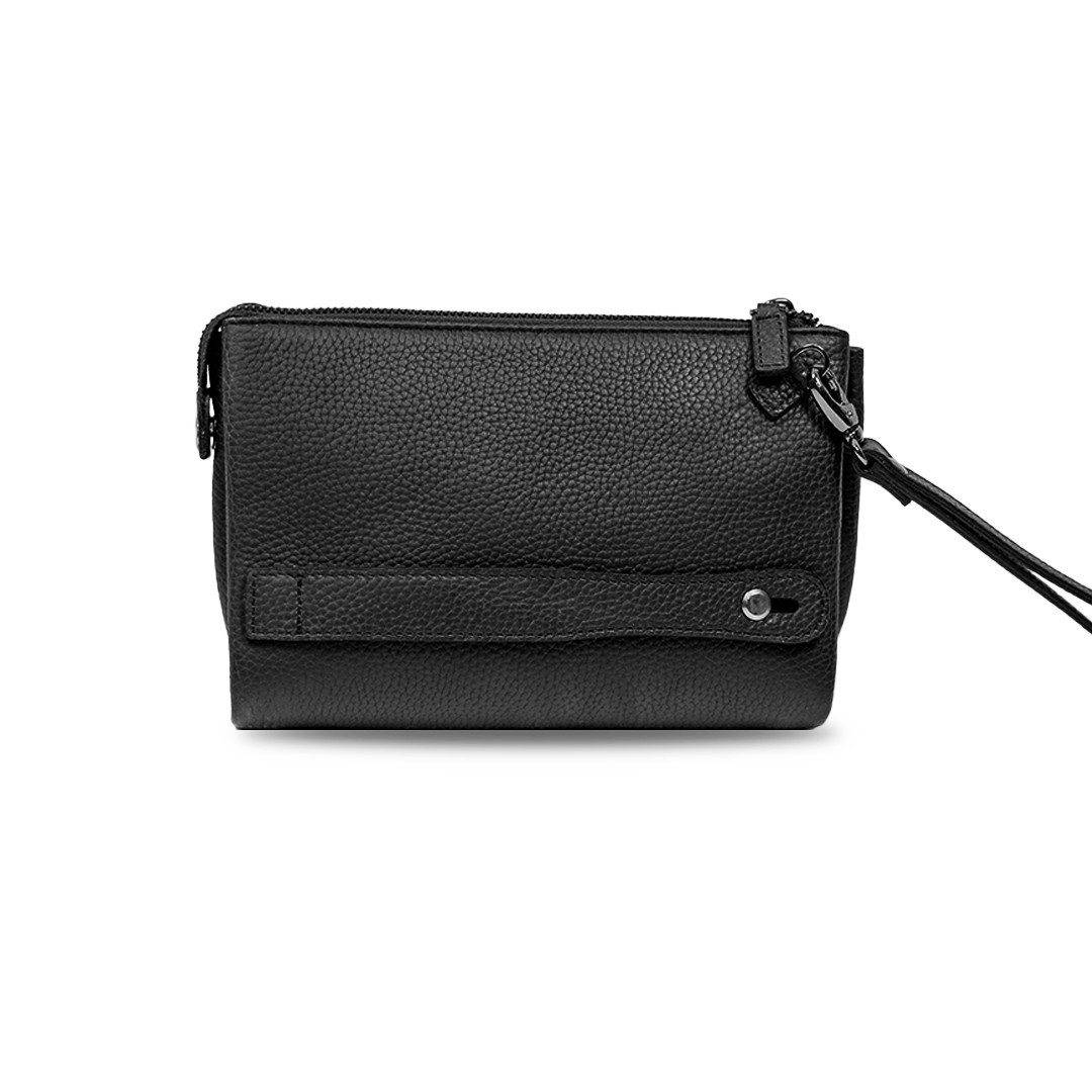LaMarta Handgelenktasche Schwarze Herren Leder Clutch – Elegante Handgelenk günstig online kaufen