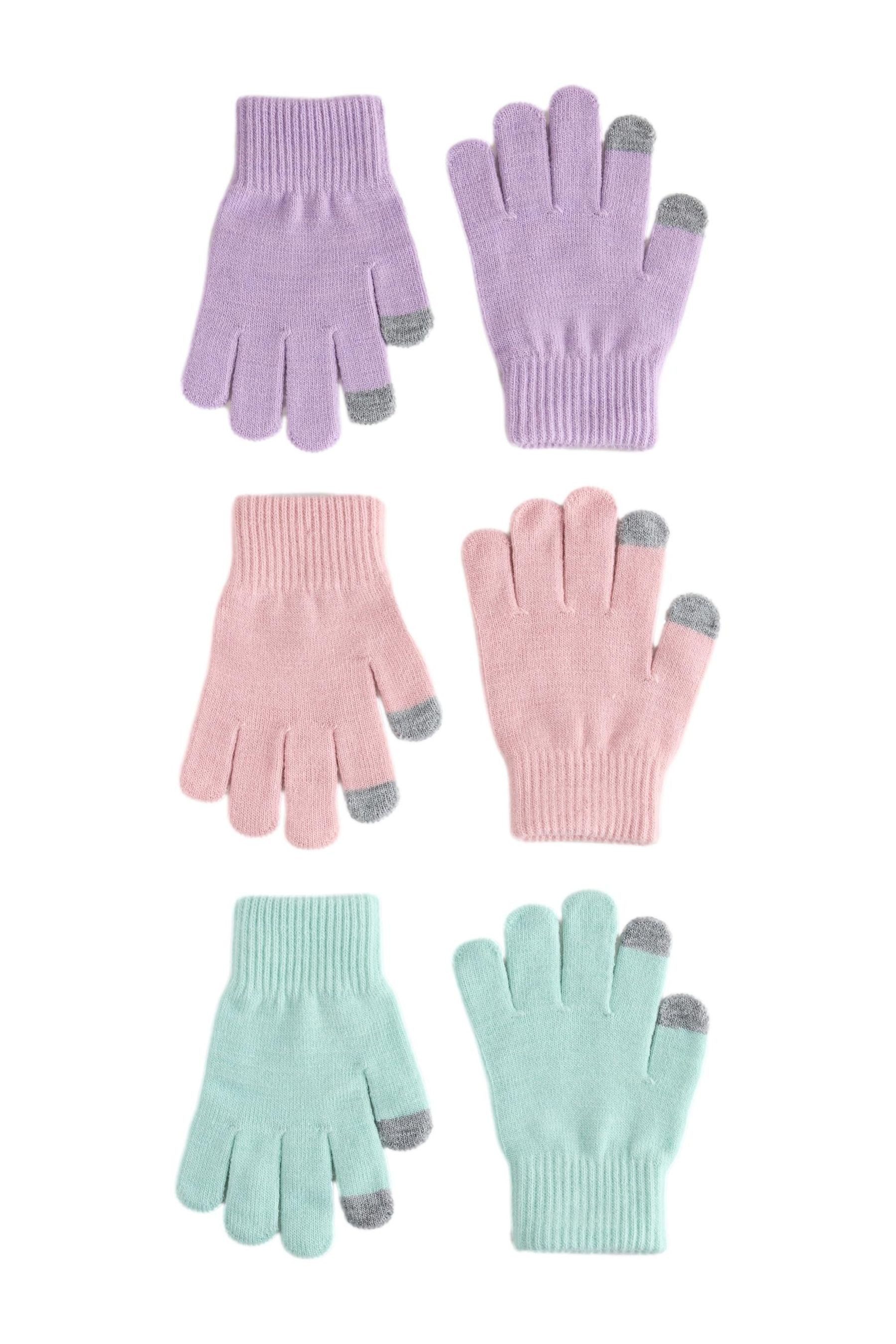 Next Strickhandschuhe Magische Handschuhe 3er-Pack (3-St)