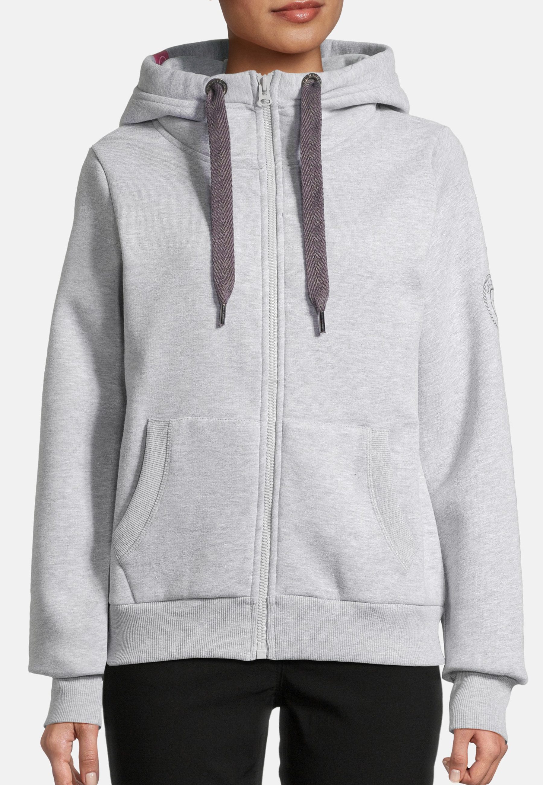 salzhaut Sweatjacke SÖÖTE JACKE Damen Leicht tailliert weiche, bequeme Sweatjacke, Hoodiejacke, Indoorjacke zum Verlieben!
