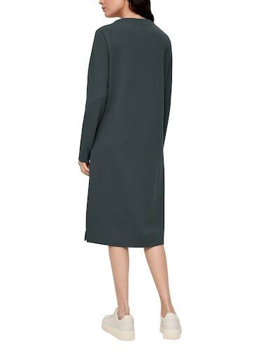 s.Oliver Shirtkleid mit Optik eleganter khaki dark