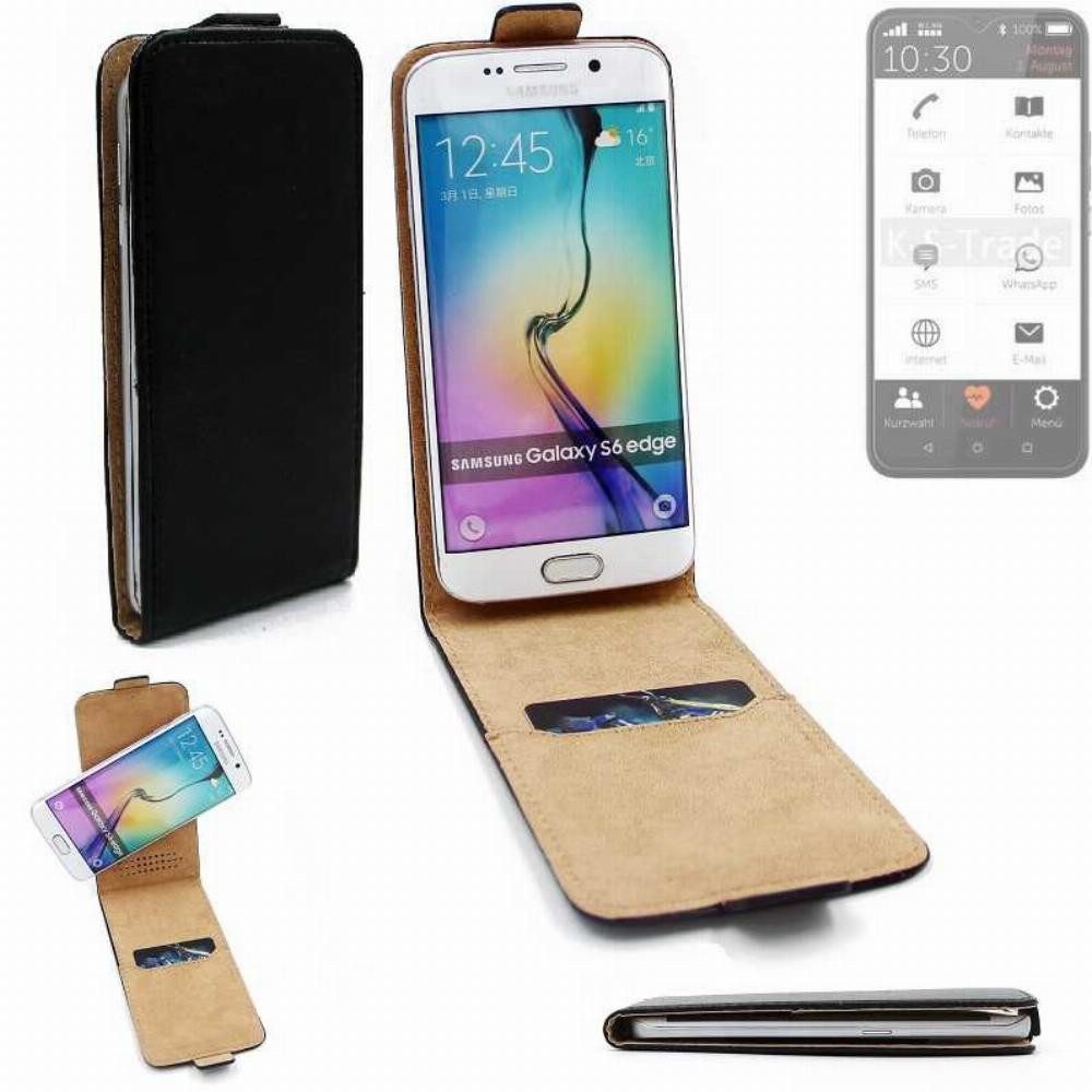 K-S-Trade Handyhülle für Gigaset GS5 Senior, Schutzhülle Handyhülle Flipstyle 360° Smartphone Tasche