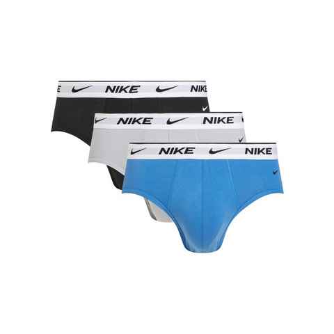 NIKE Underwear Slip BRIEF 3PK (Packung, 3-St., 3er-Pack) mit Logo-Elastikbund