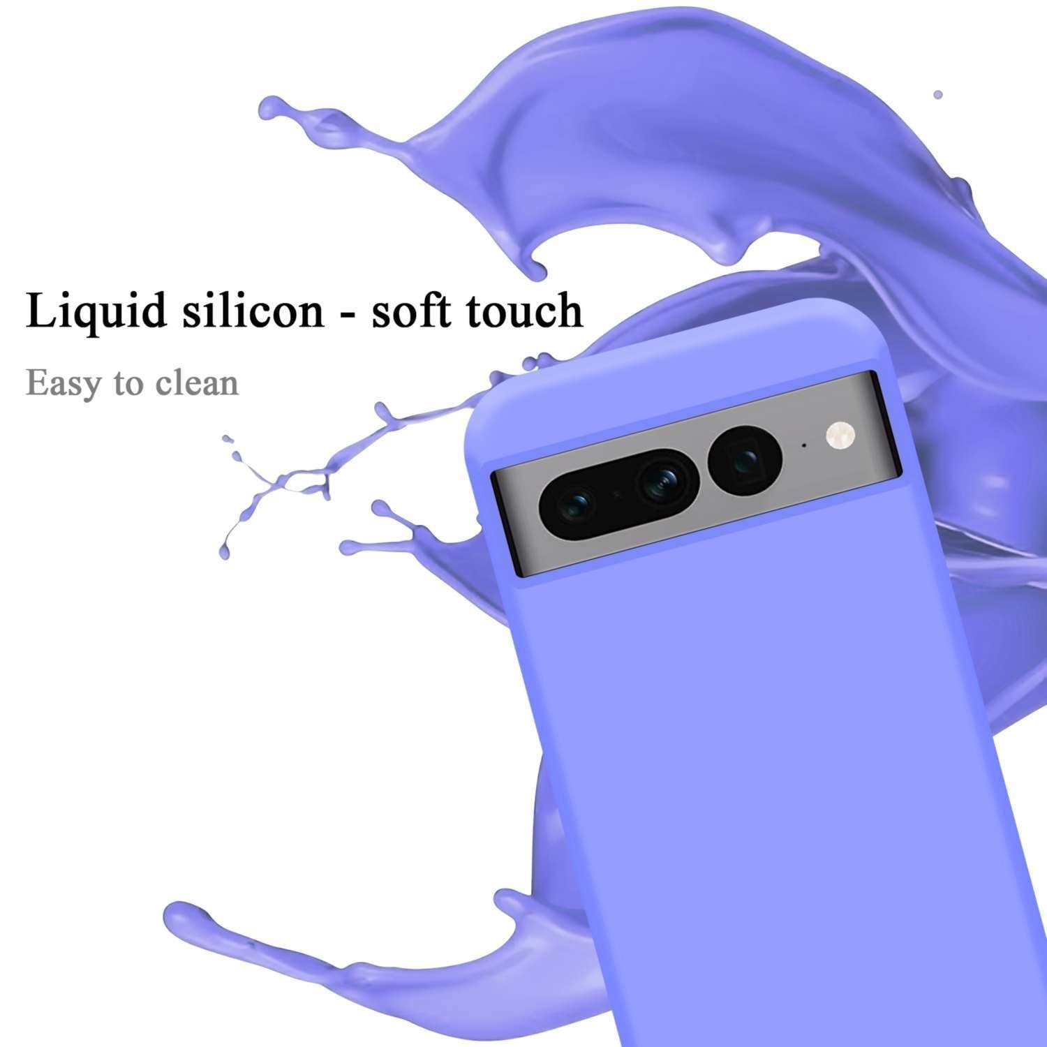 Cadorabo Handyhülle für Google PIXEL 7 PRO Hülle Google PIXEL 7 PRO, Flexible Hülle TPU Silikon Schutzhülle Back Cover Case