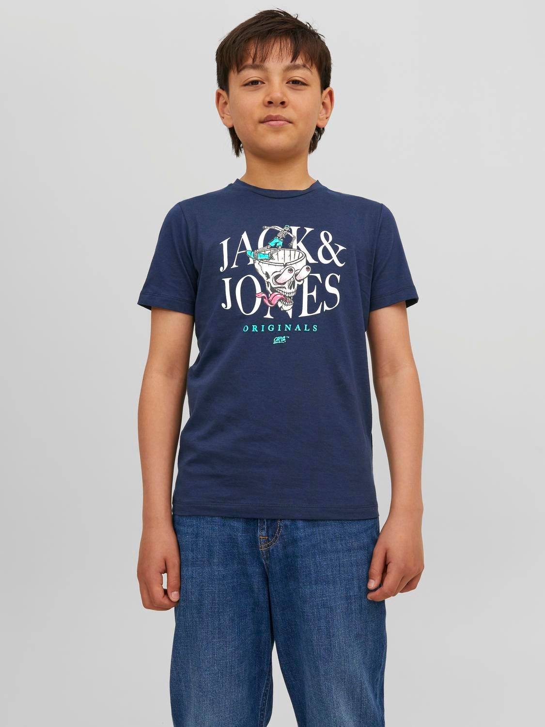 Jack & Jones Junior T-Shirt Jungen Kinder T-Shirt JORAFTERLIFE TEE SS CREW NECK SN JNR
