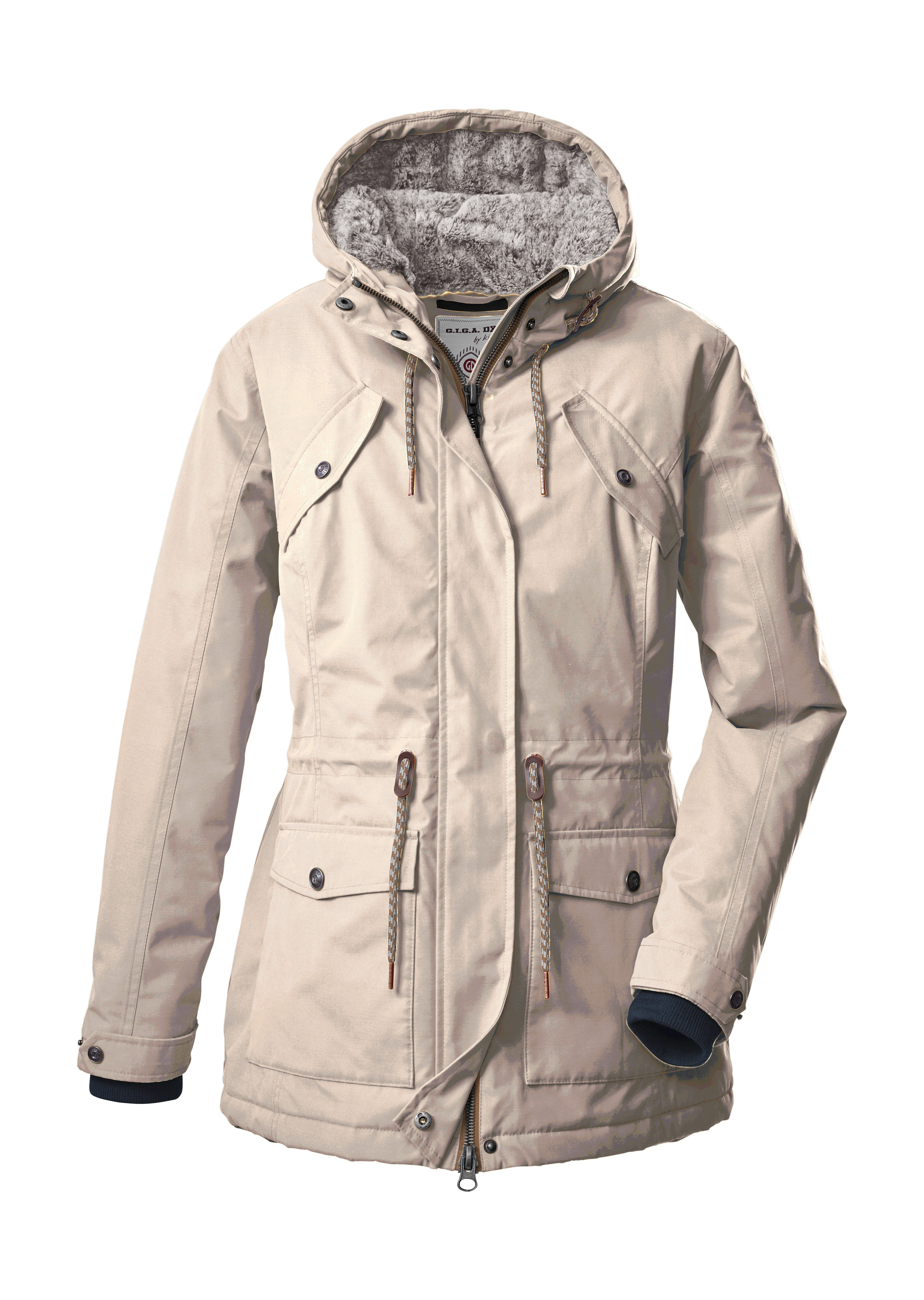 PRK killtec GW WMN hellbeige DX 8 Parka by G.I.G.A.