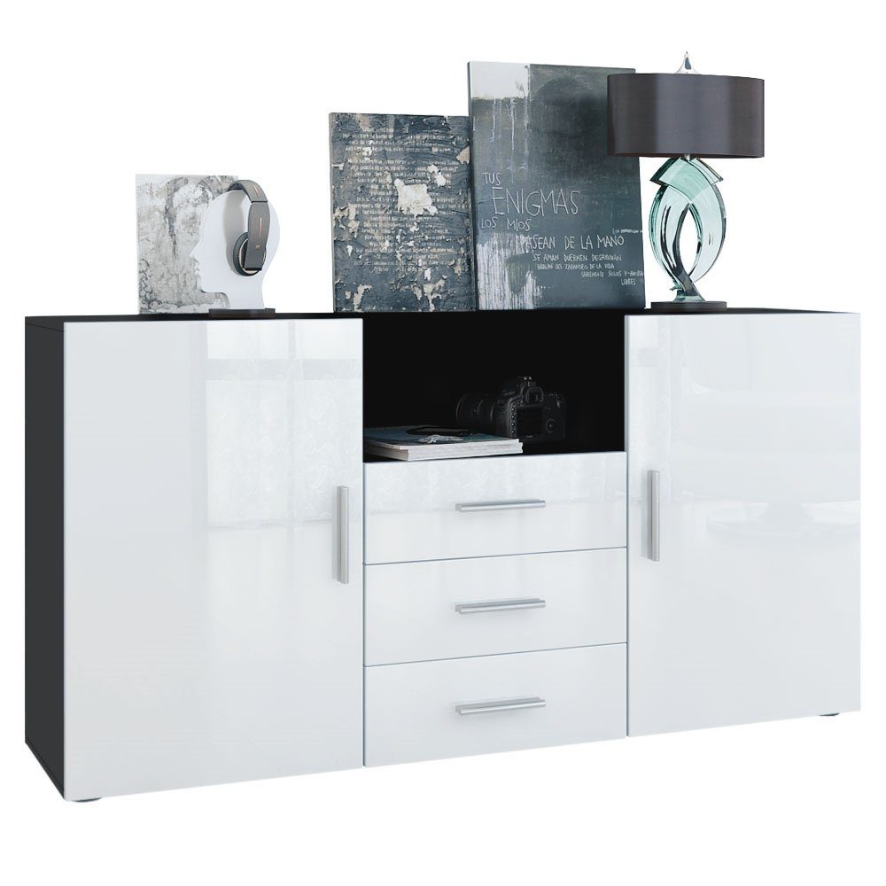 Vladon Sideboard Skadu (Kommode, mit 2 günstig online kaufen