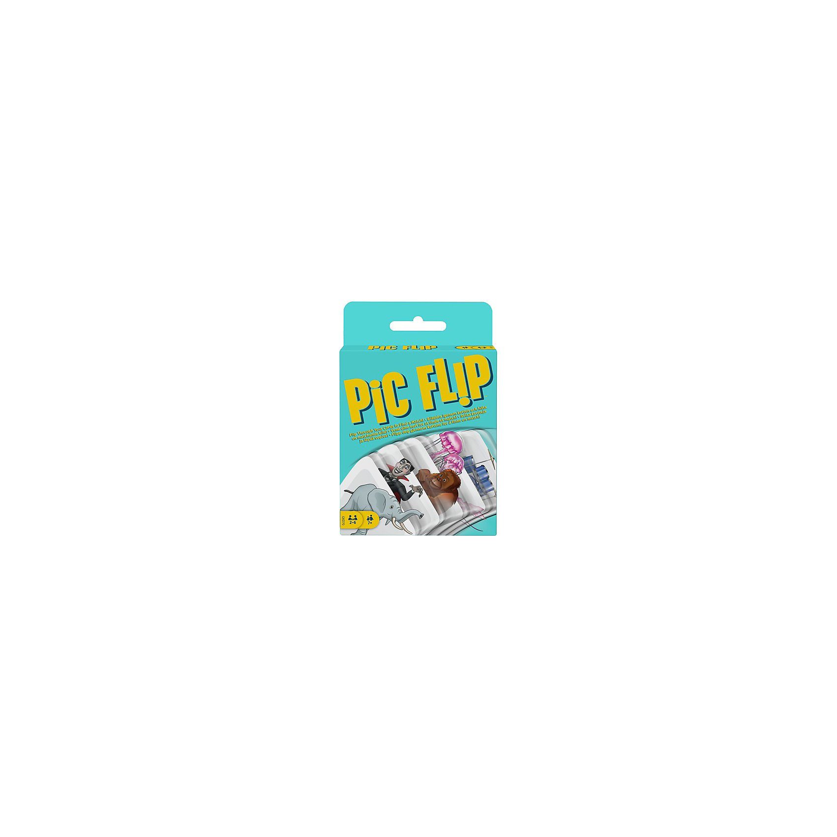 Mattel® Pic Flip, Kartenspiel, Altersempfehlung: ab 7 ...