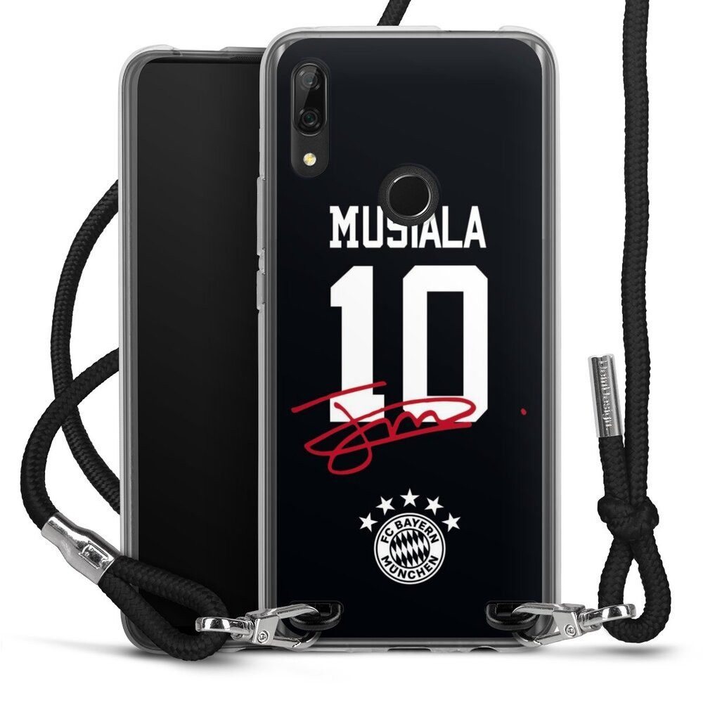 DeinDesign Handyhülle FC Bayern München Jamal Musiala FCB Musiala 10, Huawei P Smart Z Handykette Hülle mit Band Case zum Umhängen