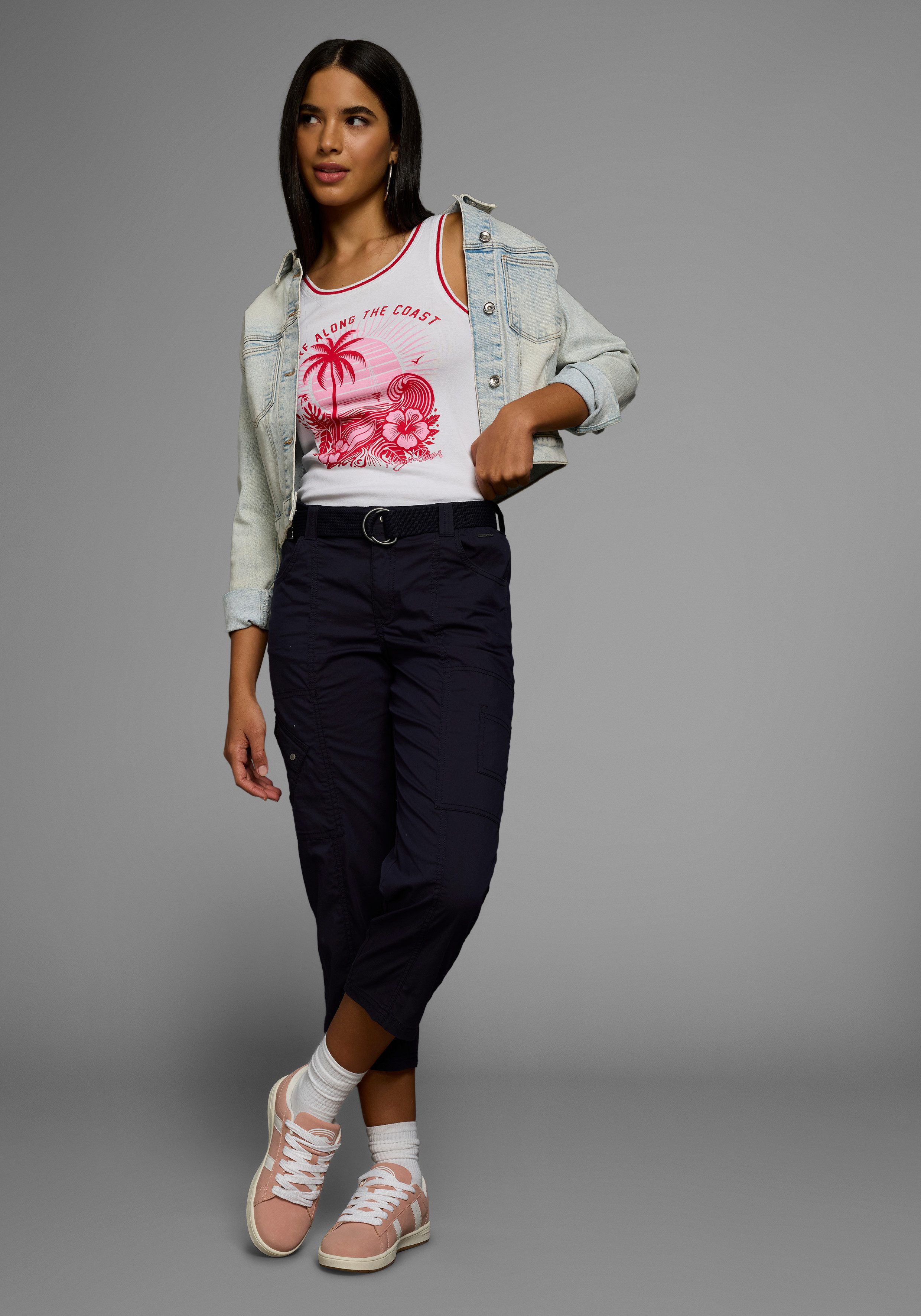 KangaROOS Tanktop mit collem Sommer-Logo-Print – Bild 4 von 5