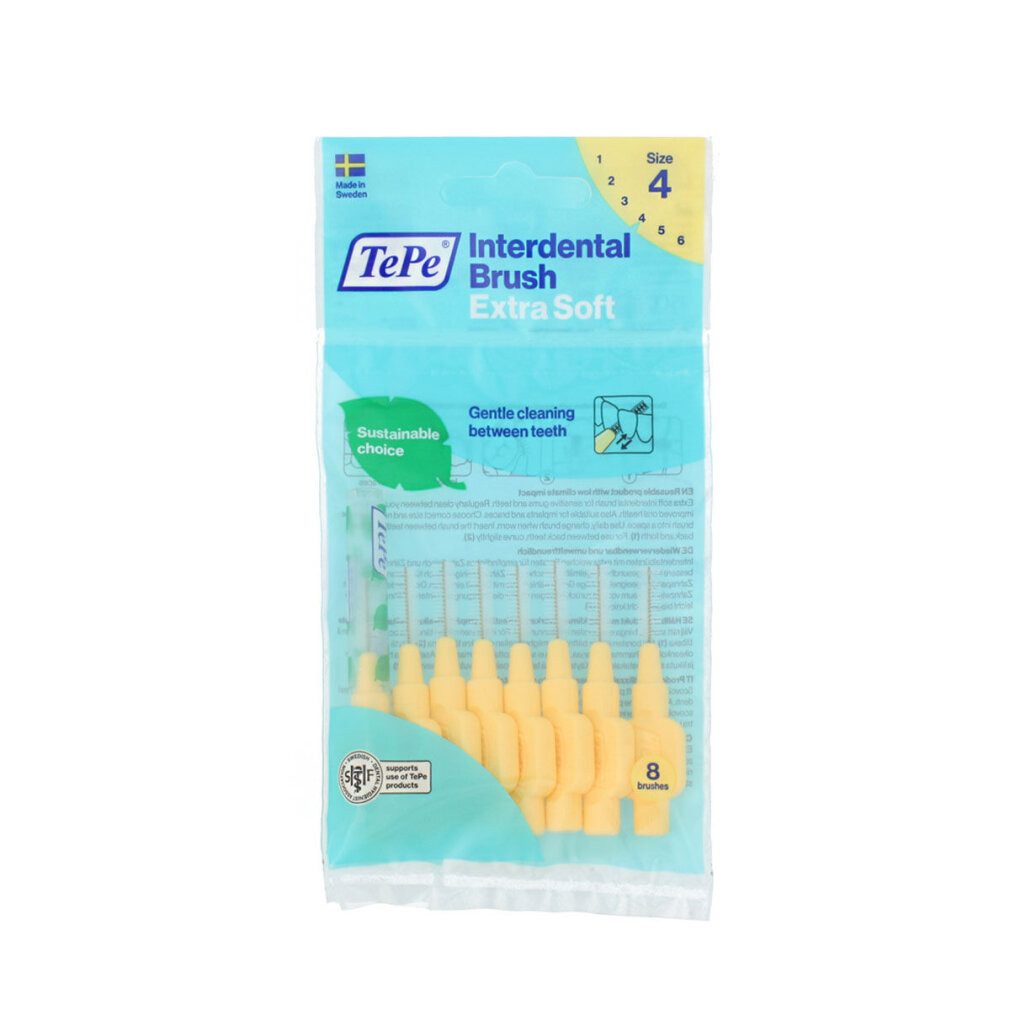 TePe Interdentalbürsten Interdentalbürste Extra Soft Gelb ISO Gr. 4