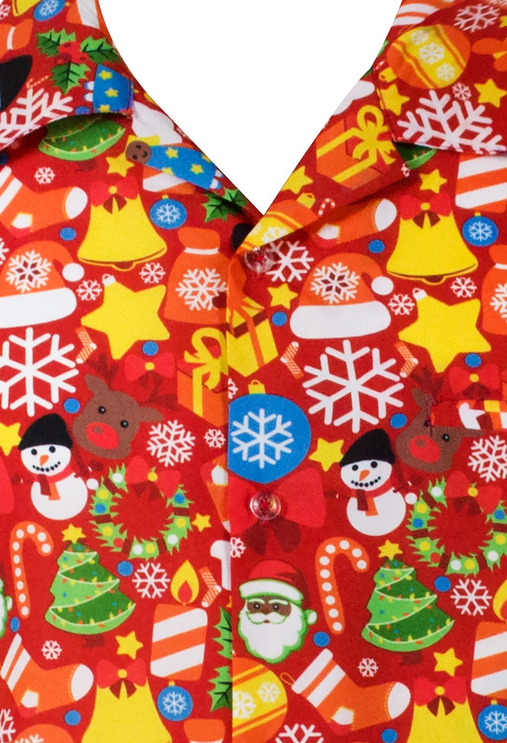 King Kameha Hawaiihemd Christmas Allover Kurzarm günstig online kaufen