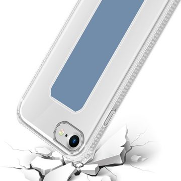 Cadorabo Handyhülle Apple iPhone 7 / 7S / 8 / SE 2020 Apple iPhone 7 / 7S / 8 / SE 2020, Schutzhülle - TPU Silikon Hülle - mit Halterung - Standfunktion