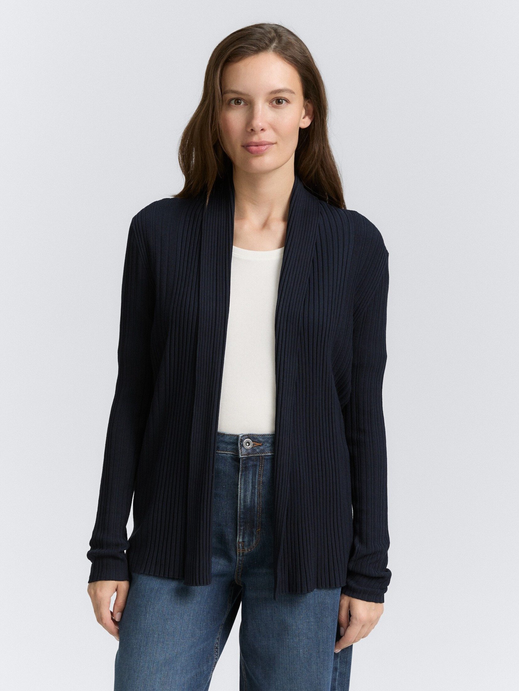 TOM TAILOR Cardigan Cardigan mit Schalkragen günstig online kaufen