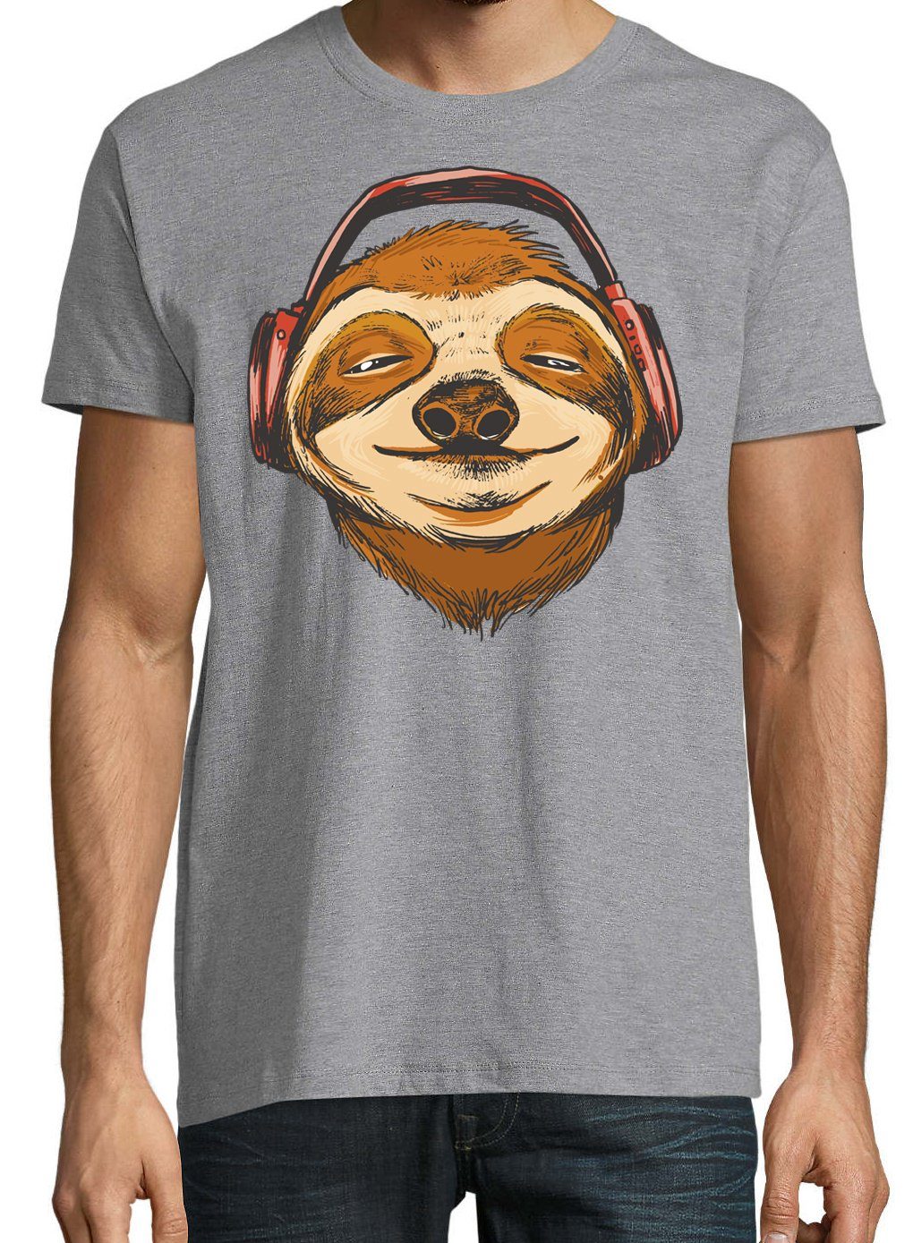Youth Designz T-Shirt Faultier High Herren günstig online kaufen