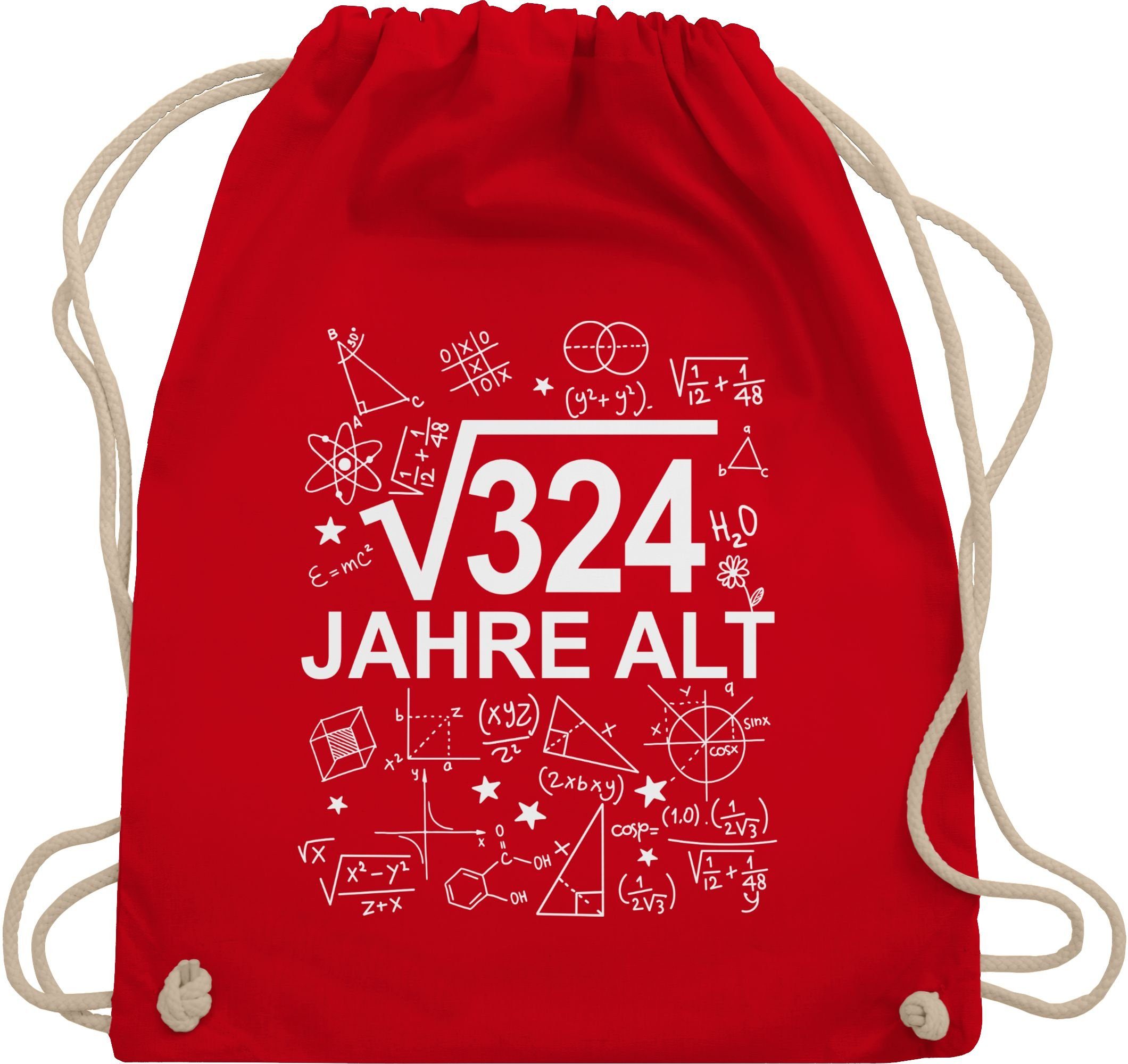 Turnbeutel (Wurzel 324) Achtzehn Jahre alt weiß